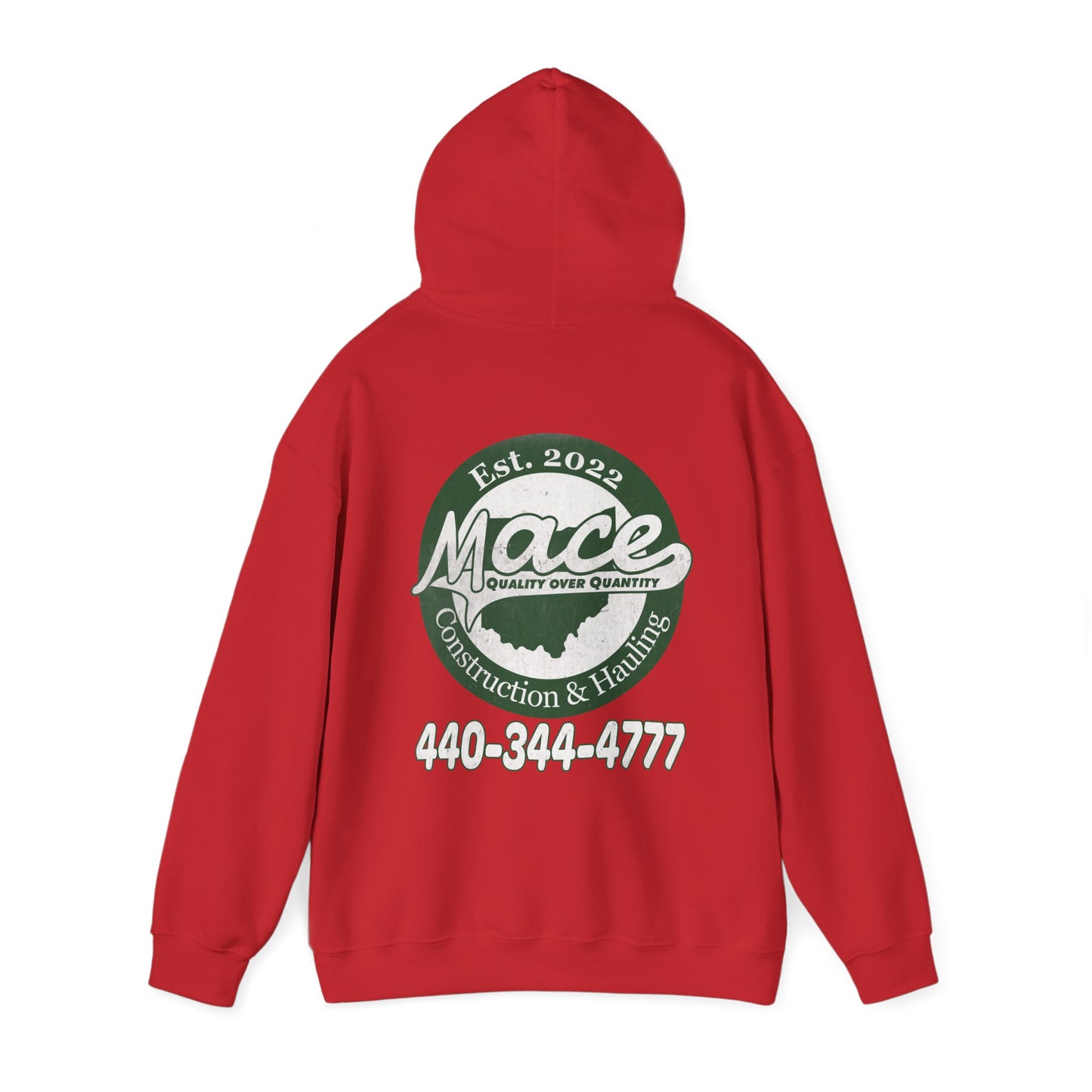 Mace Construction & Hauling - Unisex Heavy Blend™ Hooded Sweatshirt - OCDandApparel