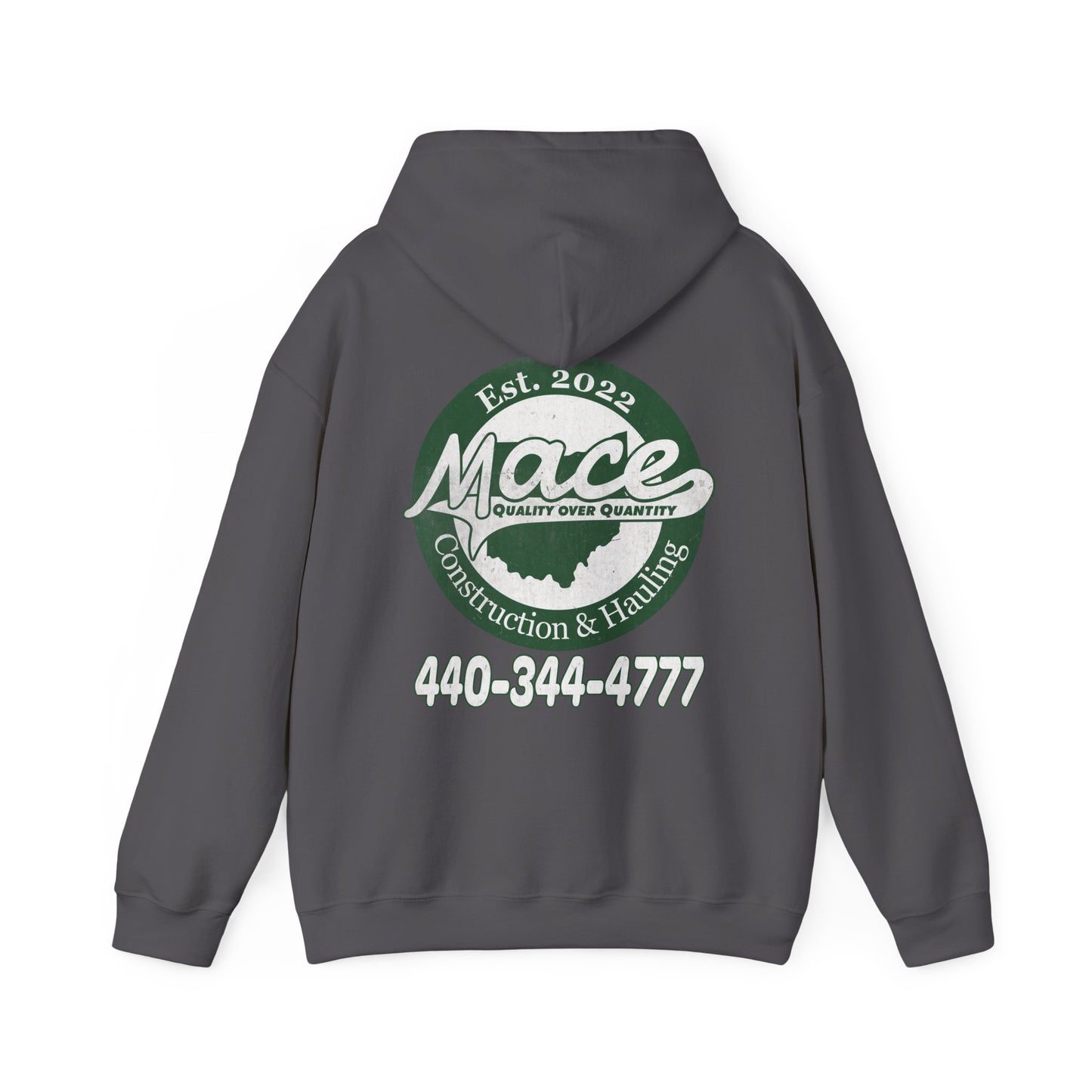 Mace Construction & Hauling - Unisex Heavy Blend™ Hooded Sweatshirt - OCDandApparel