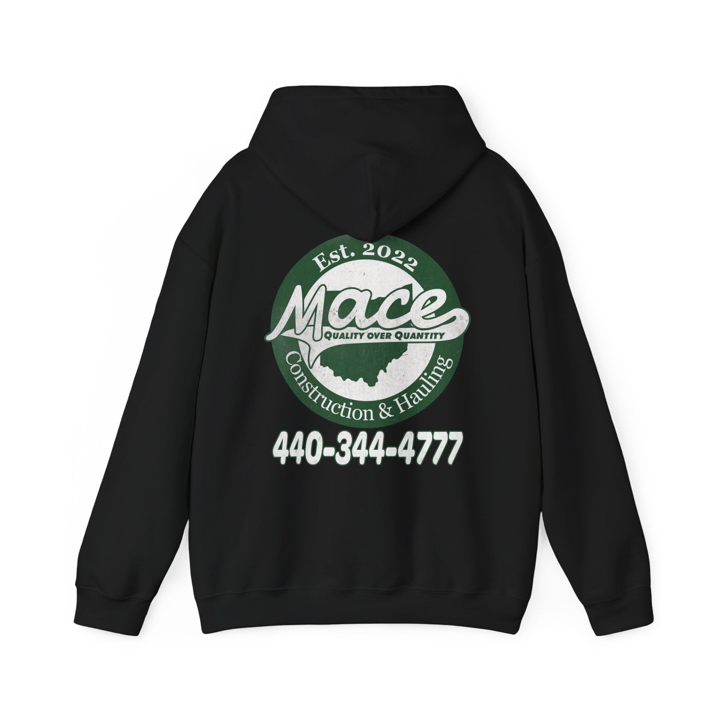 Mace Construction & Hauling - Unisex Heavy Blend™ Hooded Sweatshirt - OCDandApparel
