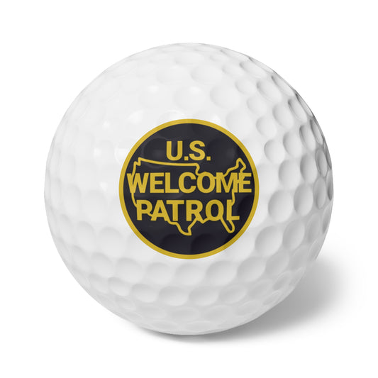 US Welcome Patrol Parody - Golf Balls, 6pcs - OCDandApparel