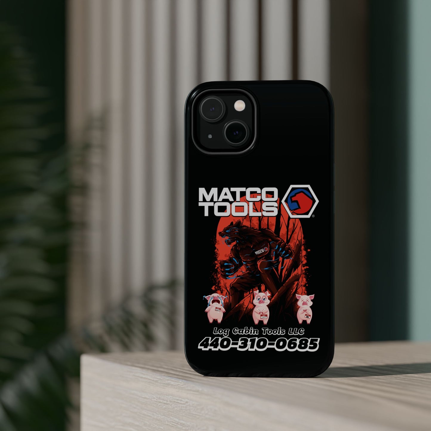Iphone - MagSafe Tough Cases - Log Cabin Tools - OCDandApparel