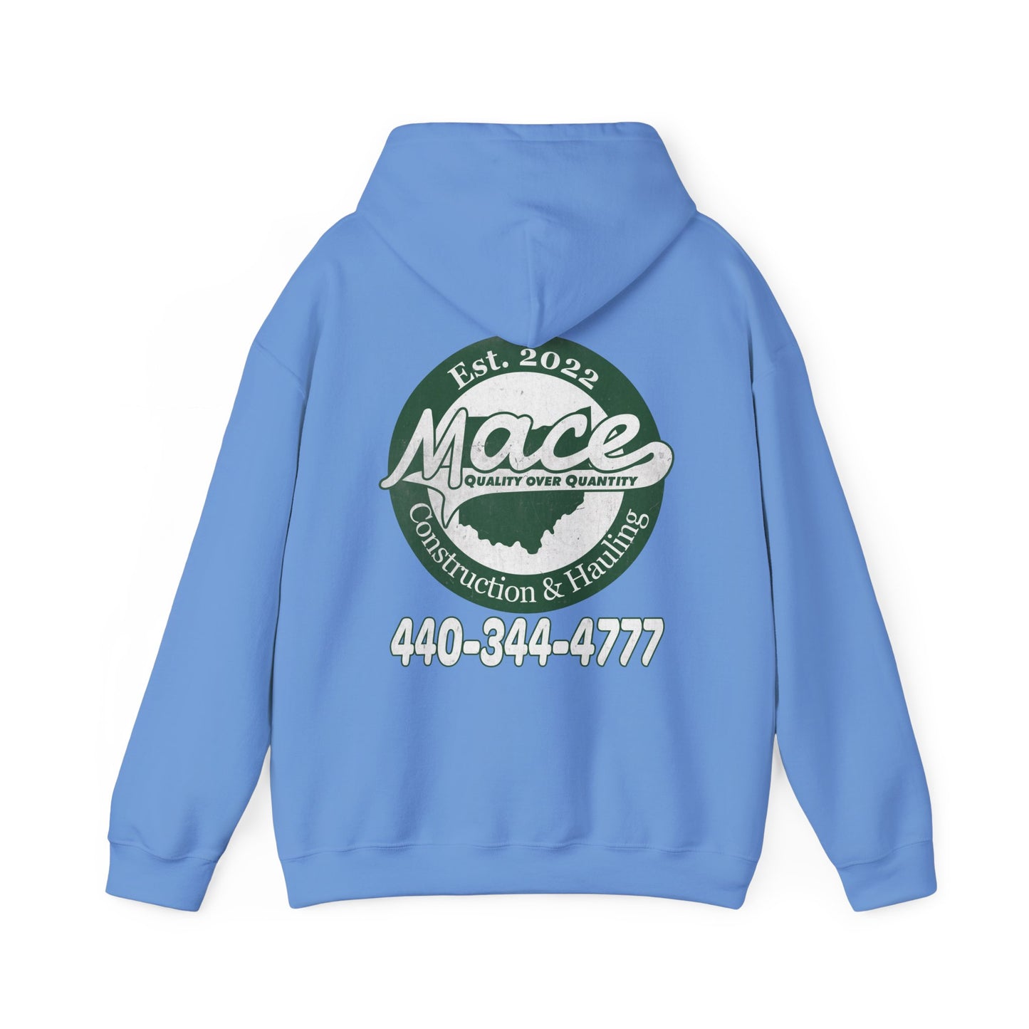 Mace Construction & Hauling - Unisex Heavy Blend™ Hooded Sweatshirt - OCDandApparel