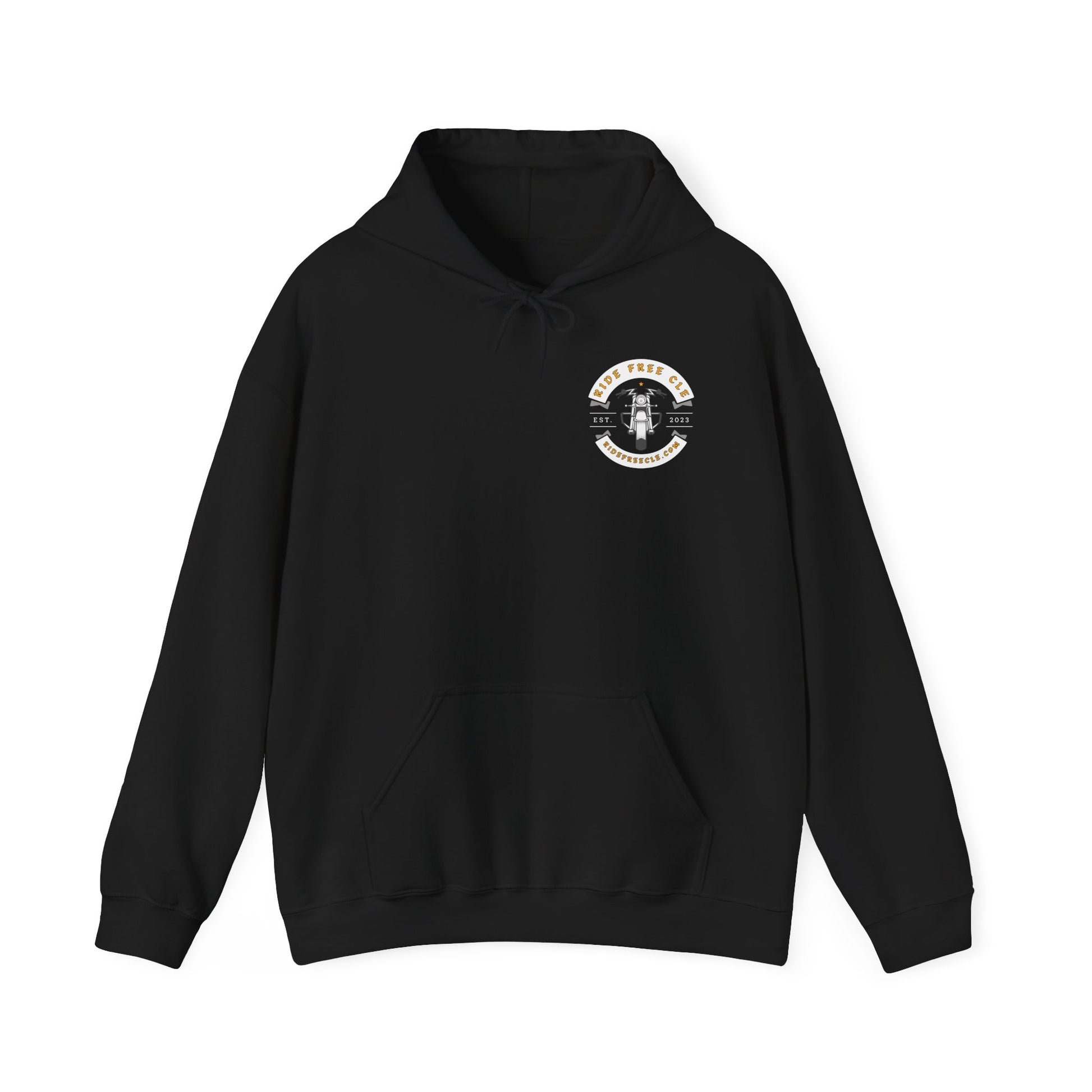 Ride Free CLE - Unisex Heavy Blend™ Hooded Sweatshirt - OCDandApparel