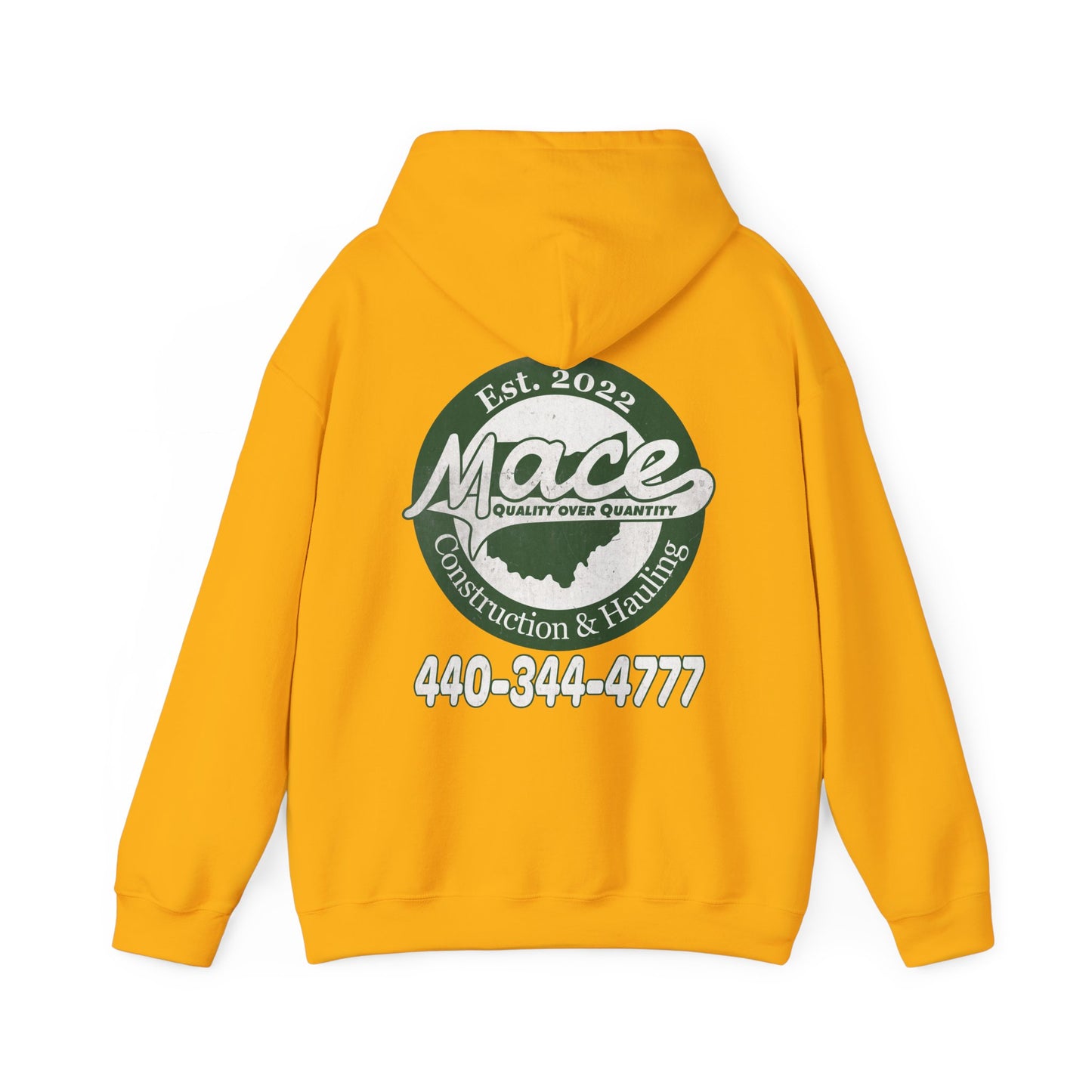 Mace Construction & Hauling - Unisex Heavy Blend™ Hooded Sweatshirt - OCDandApparel