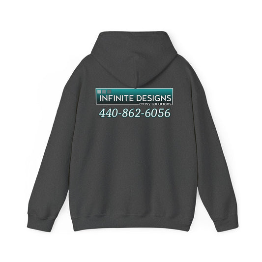 Infinite Designs Epoxy - Unisex Heavy Blend™ Hooded Sweatshirt - OCDandApparel