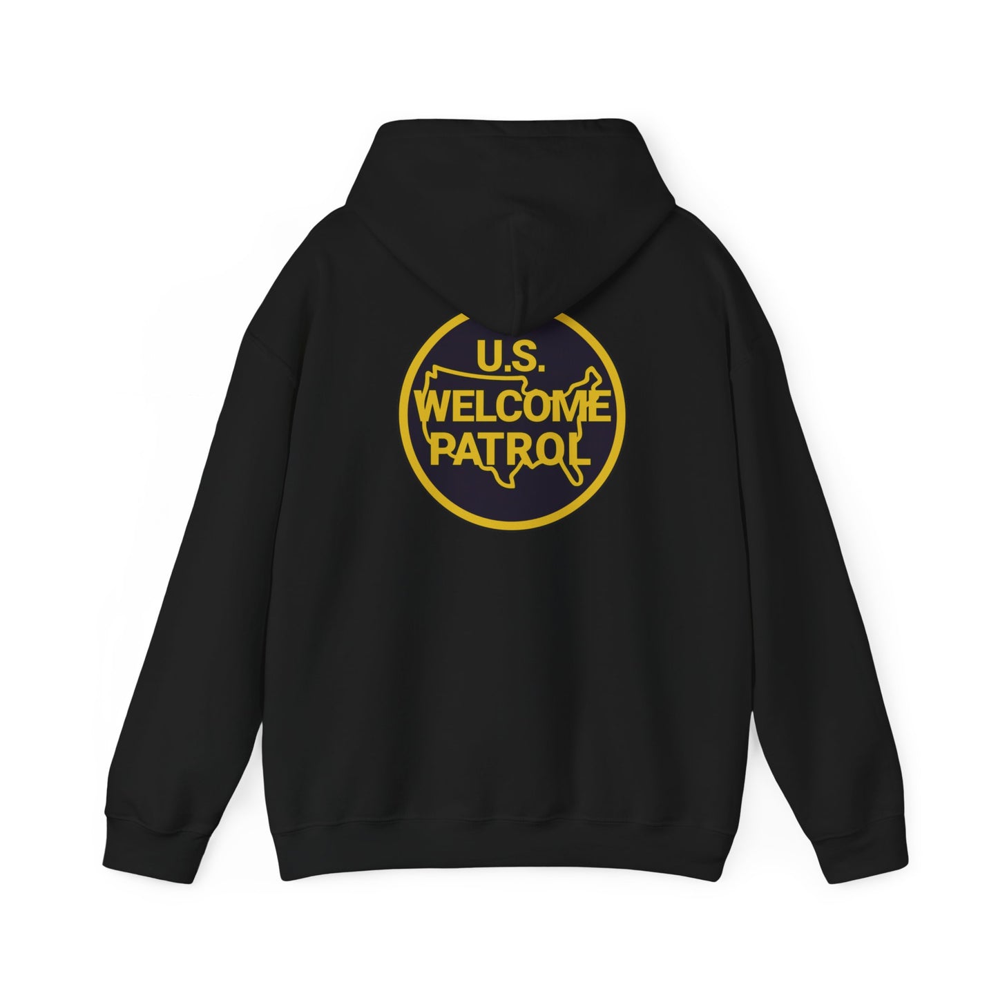 US Welcome Patrol Parody - Unisex Heavy Blend™ Hooded Sweatshirt - OCDandApparel