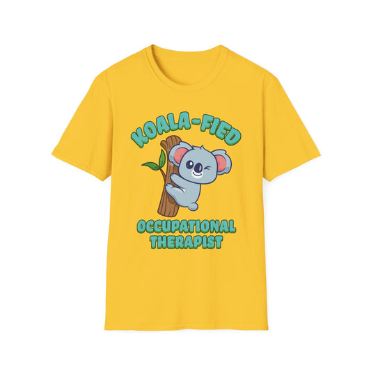 Koala-Fied Occupational Therapist - Unisex Softstyle T-Shirt - OCDandApparel