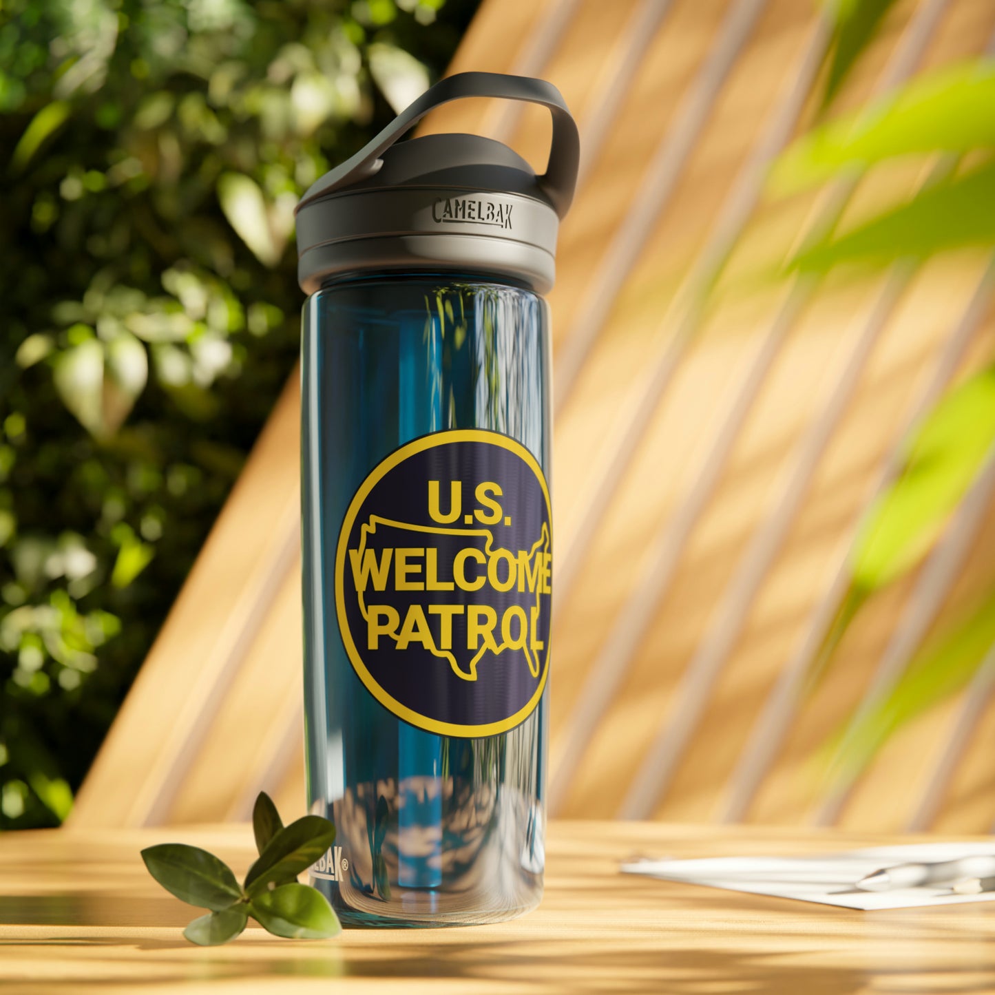 US Welcome Patrol Parody - CamelBak Eddy® Water Bottle, 20oz5oz - OCDandApparel