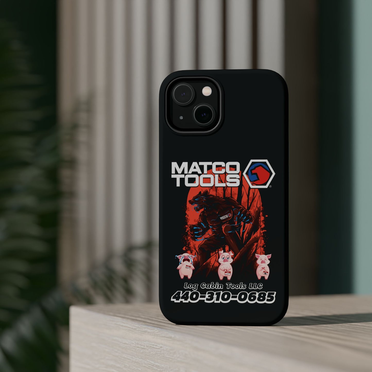 Iphone - MagSafe Tough Cases - Log Cabin Tools - OCDandApparel