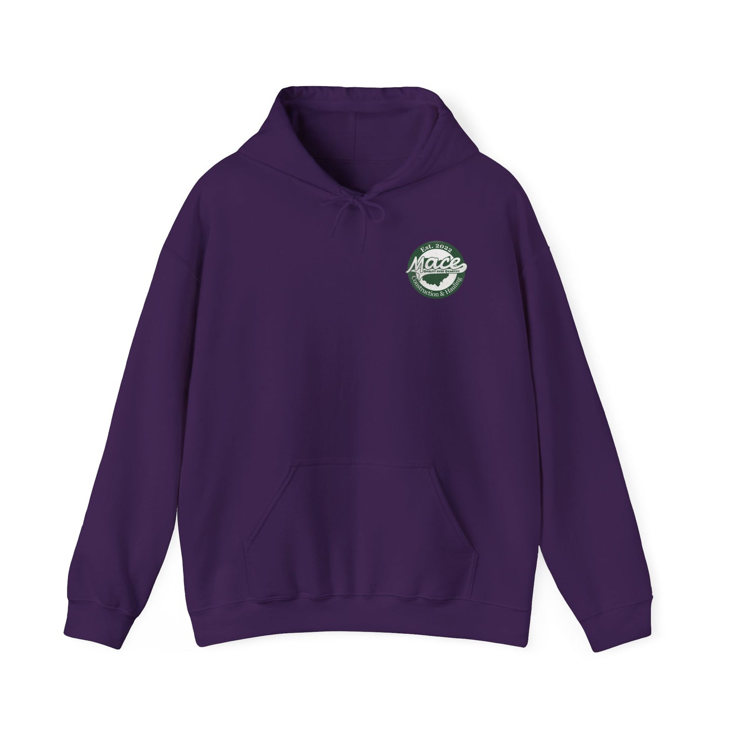Mace Construction & Hauling - Unisex Heavy Blend™ Hooded Sweatshirt - OCDandApparel