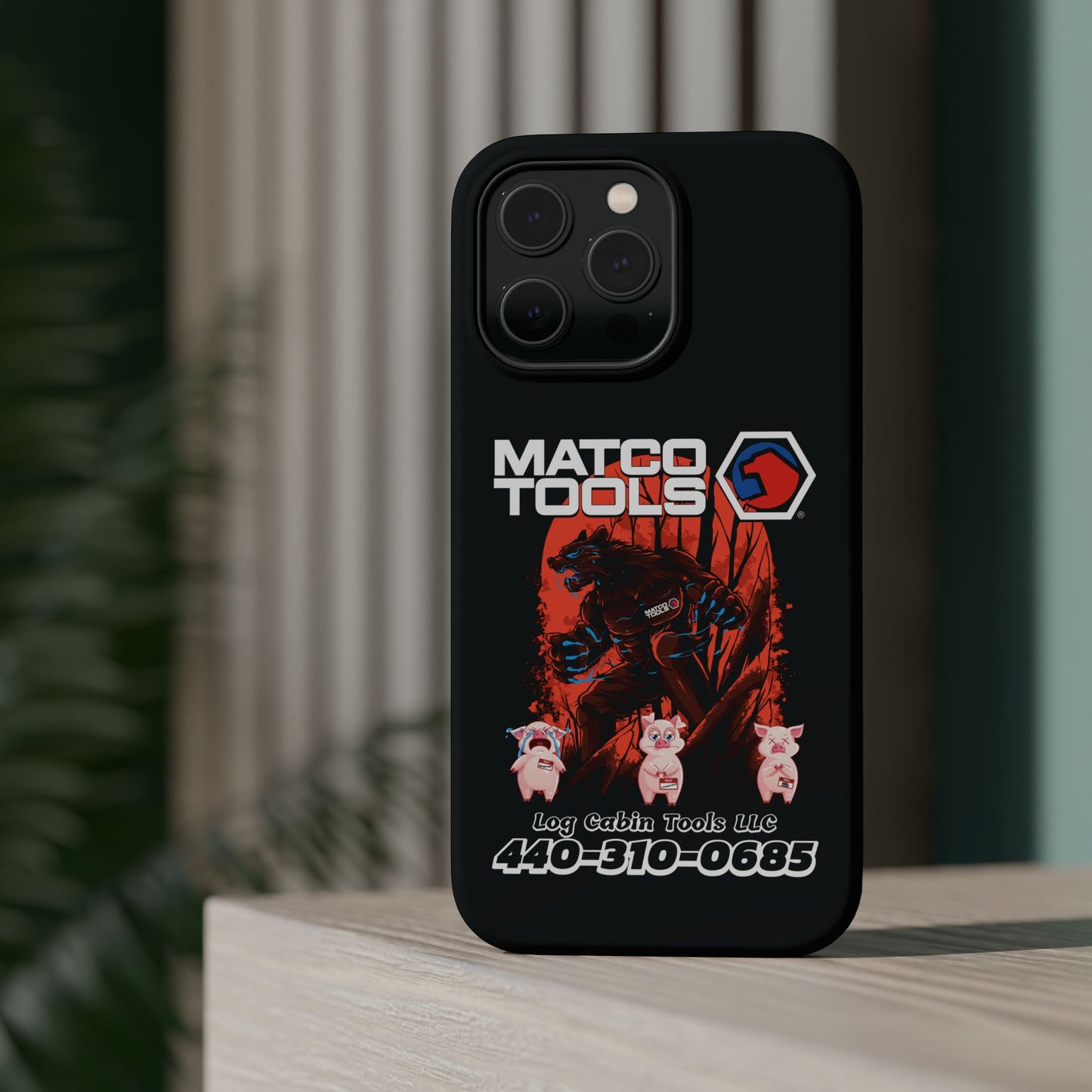 Iphone - MagSafe Tough Cases - Log Cabin Tools - OCDandApparel