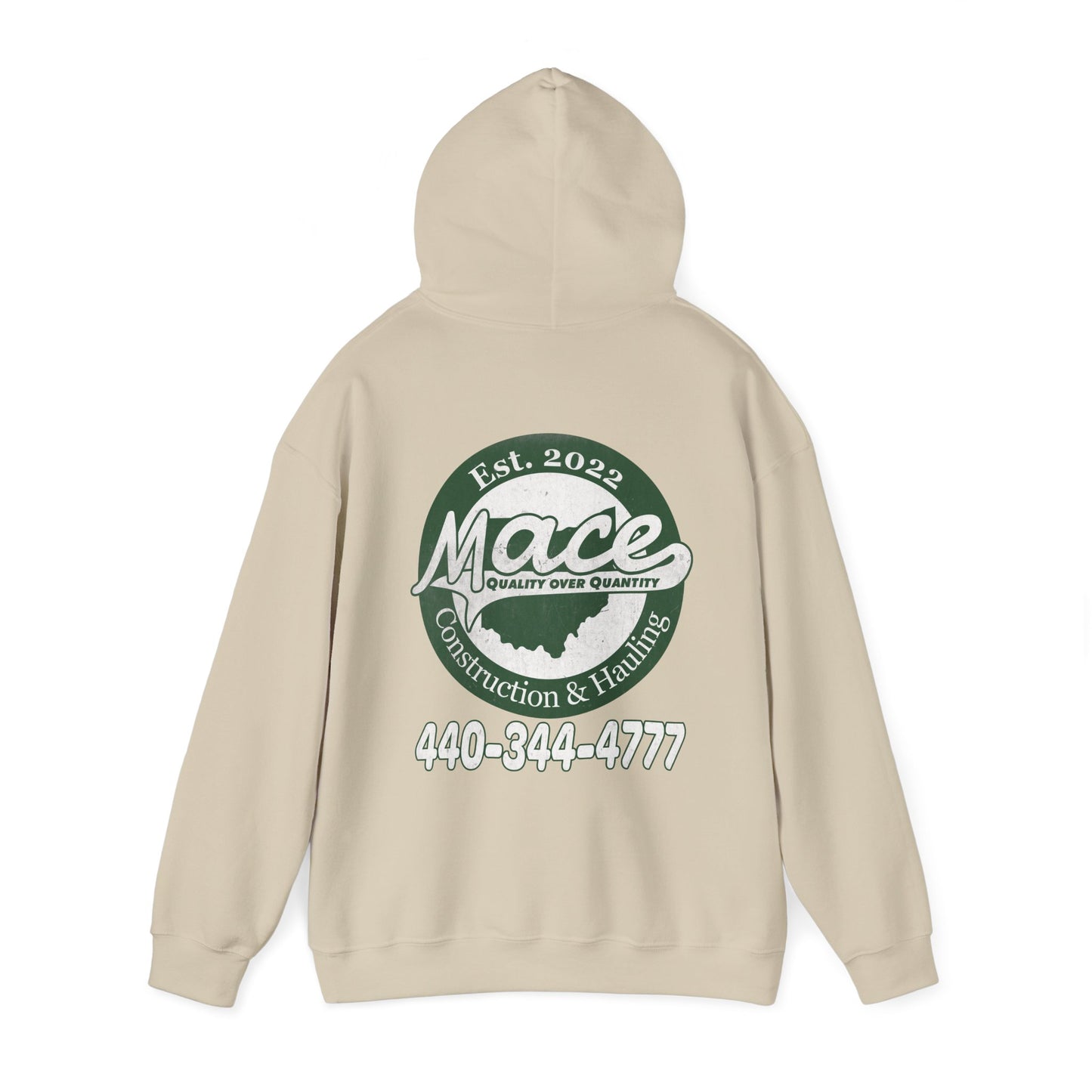 Mace Construction & Hauling - Unisex Heavy Blend™ Hooded Sweatshirt - OCDandApparel