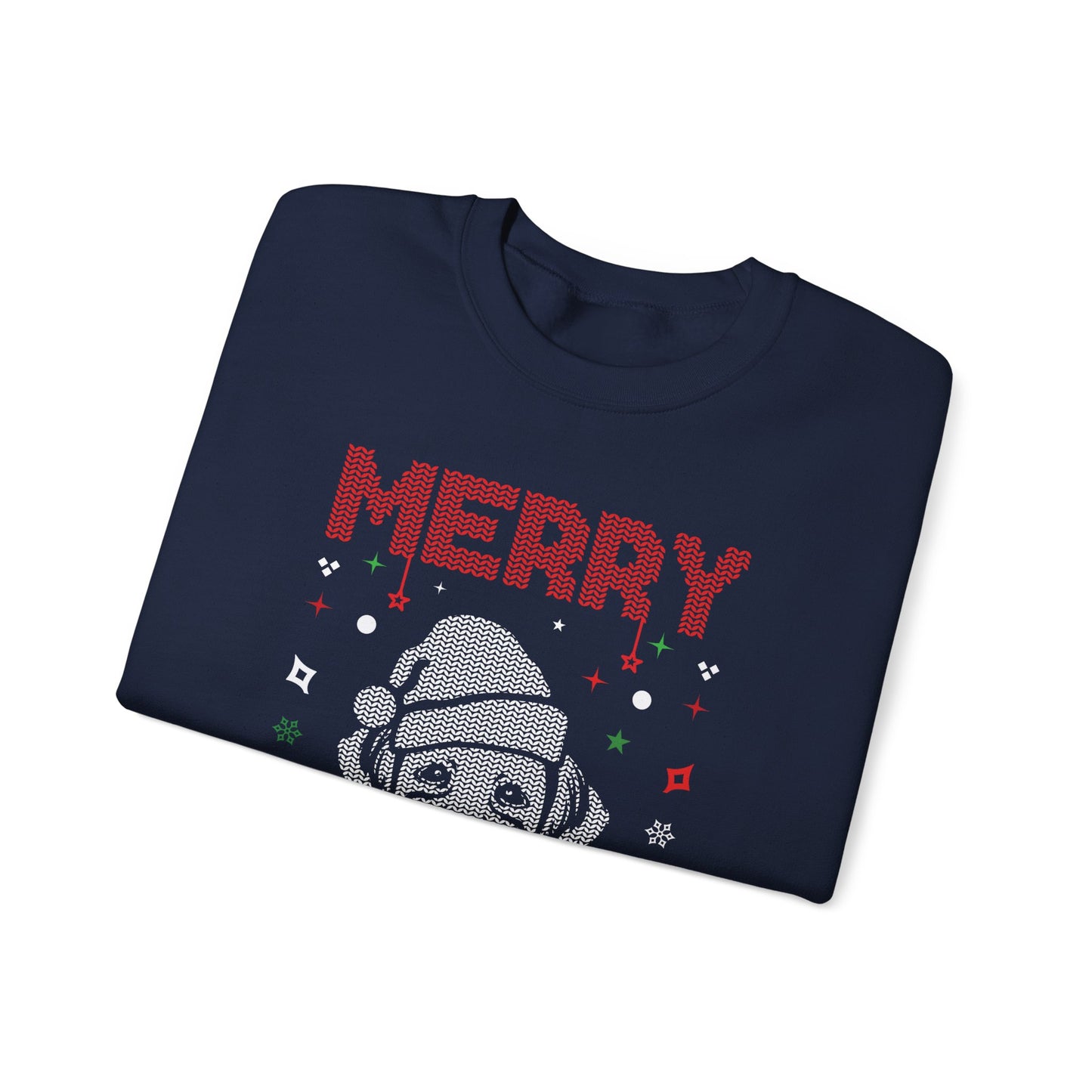 Merry WOOFMAS - Unisex Heavy Blend™ Crewneck Sweatshirt - OCDandApparel