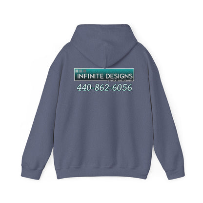 Infinite Designs Epoxy - Unisex Heavy Blend™ Hooded Sweatshirt - OCDandApparel