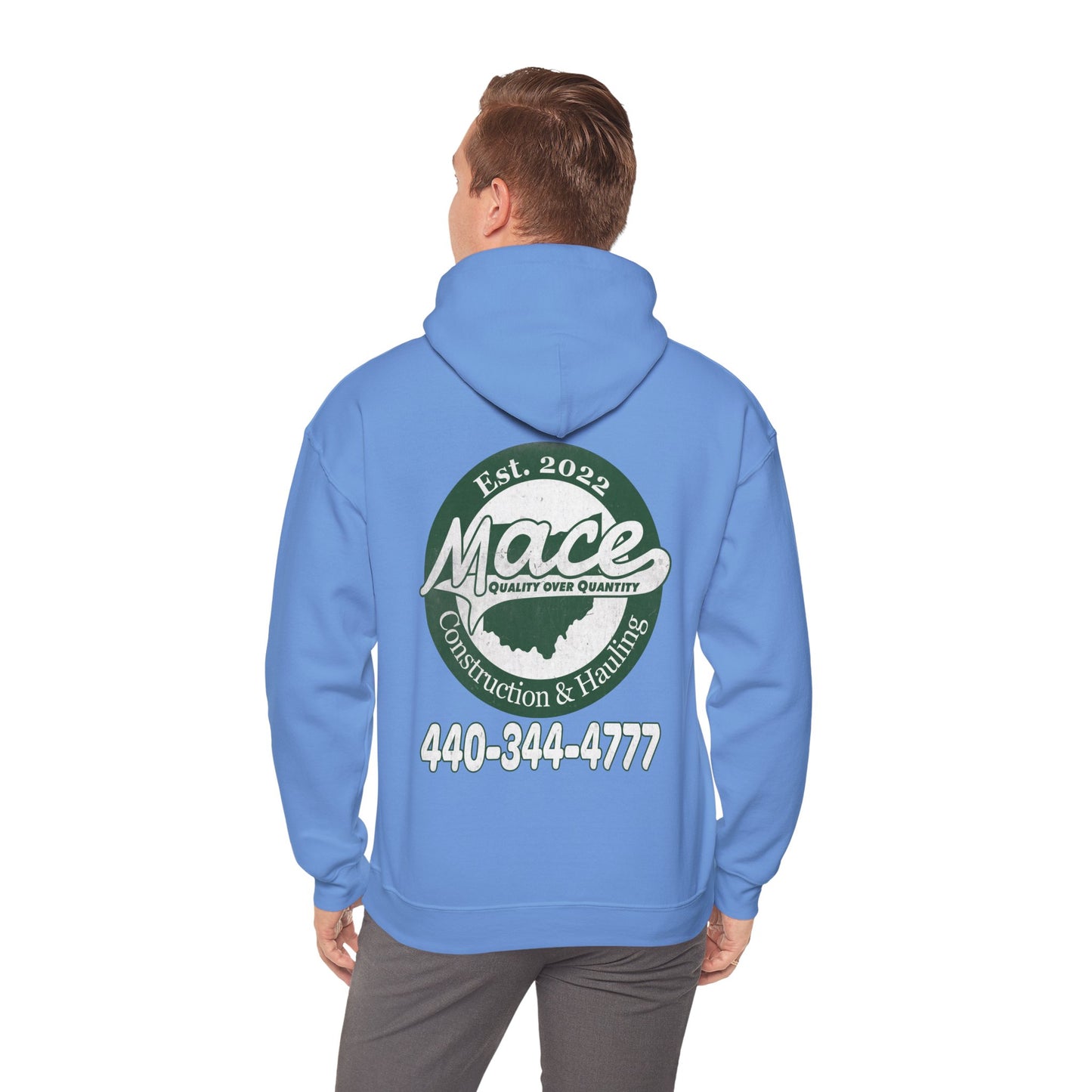 Mace Construction & Hauling - Unisex Heavy Blend™ Hooded Sweatshirt - OCDandApparel