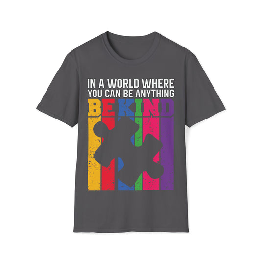 Autism - Be Kind - Unisex Softstyle T-Shirt - OCDandApparel