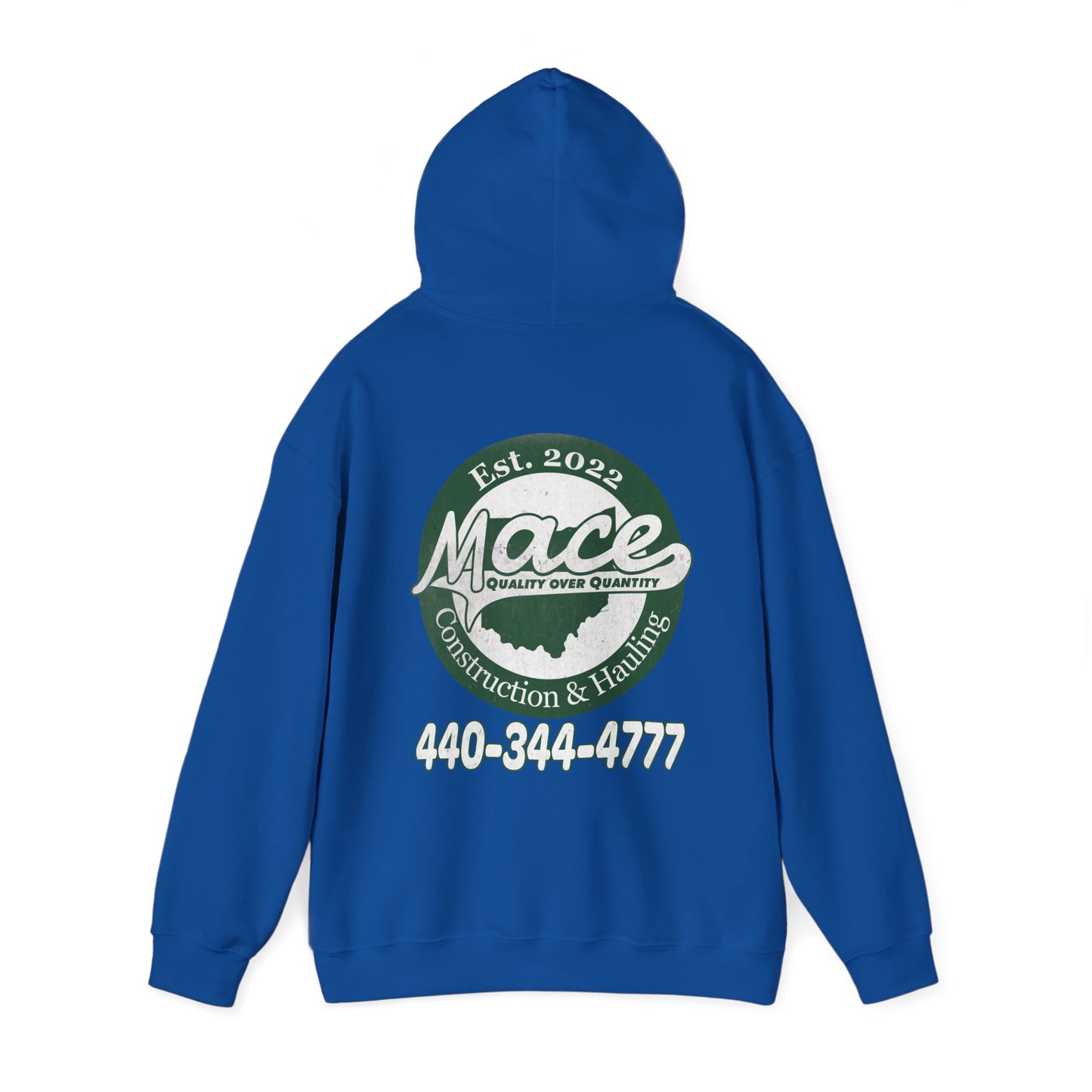 Mace Construction & Hauling - Unisex Heavy Blend™ Hooded Sweatshirt - OCDandApparel