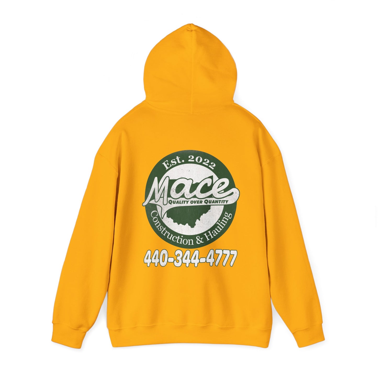 Mace Construction & Hauling - Unisex Heavy Blend™ Hooded Sweatshirt - OCDandApparel