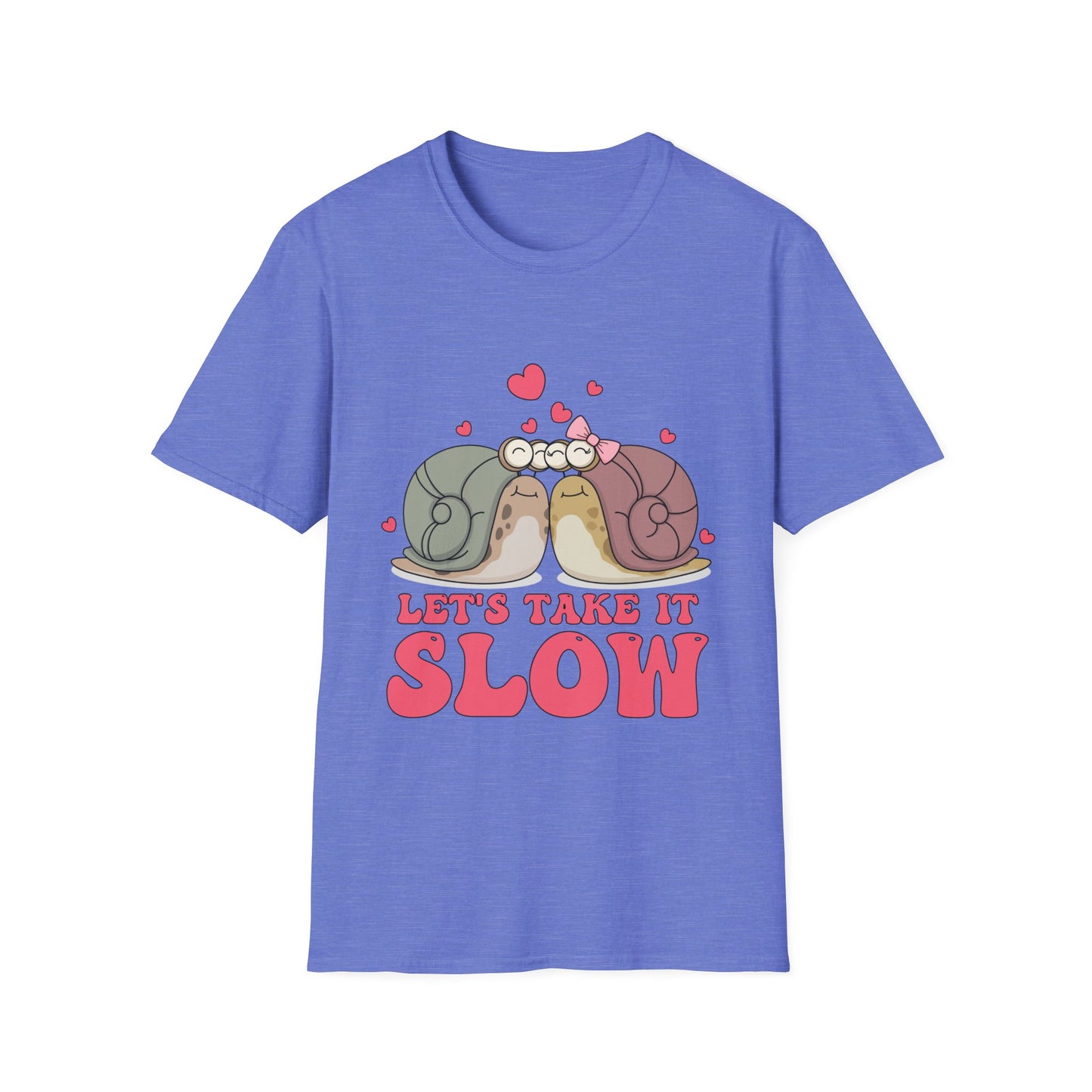 Lets Take it Slow Snails - Unisex Softstyle T-Shirt - OCDandApparel
