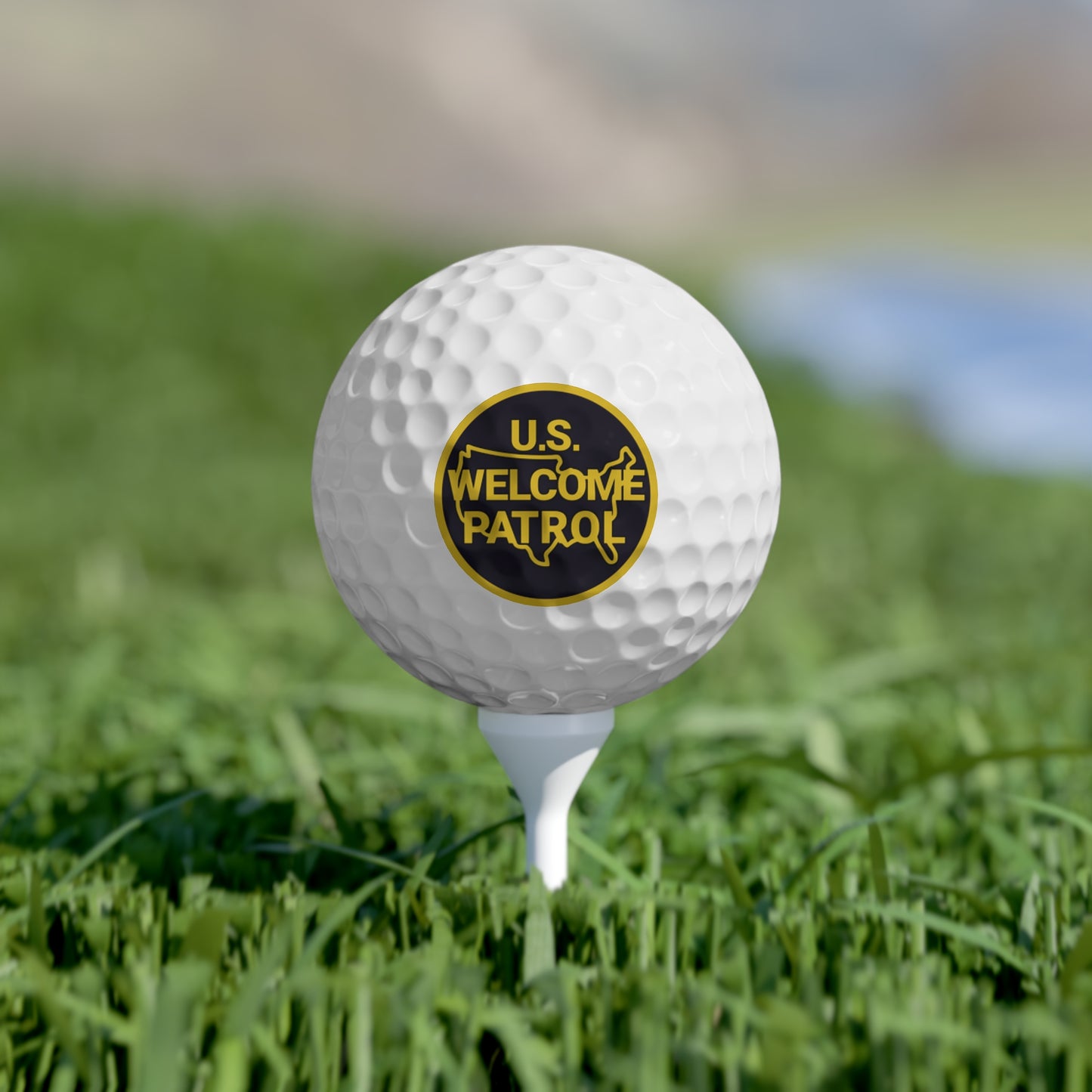 US Welcome Patrol Parody - Golf Balls, 6pcs - OCDandApparel
