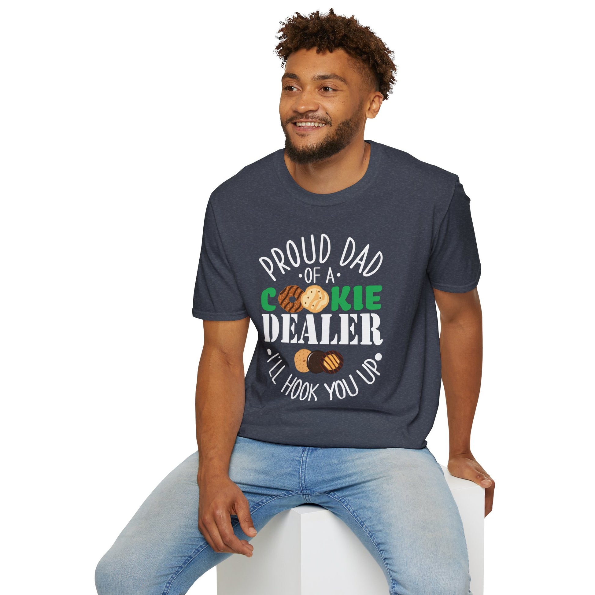 Proud Dad Of a Cookie Dealer - Unisex Softstyle T-Shirt - OCDandApparel