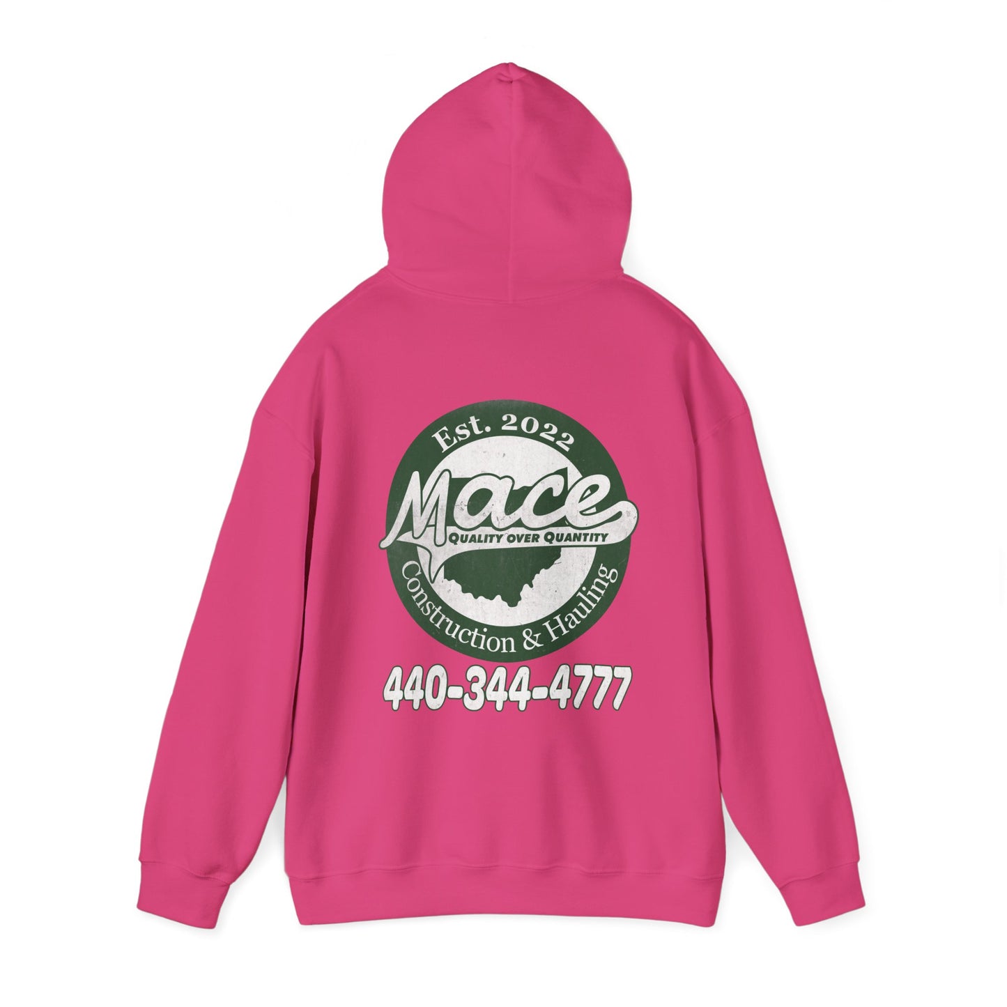 Mace Construction & Hauling - Unisex Heavy Blend™ Hooded Sweatshirt - OCDandApparel