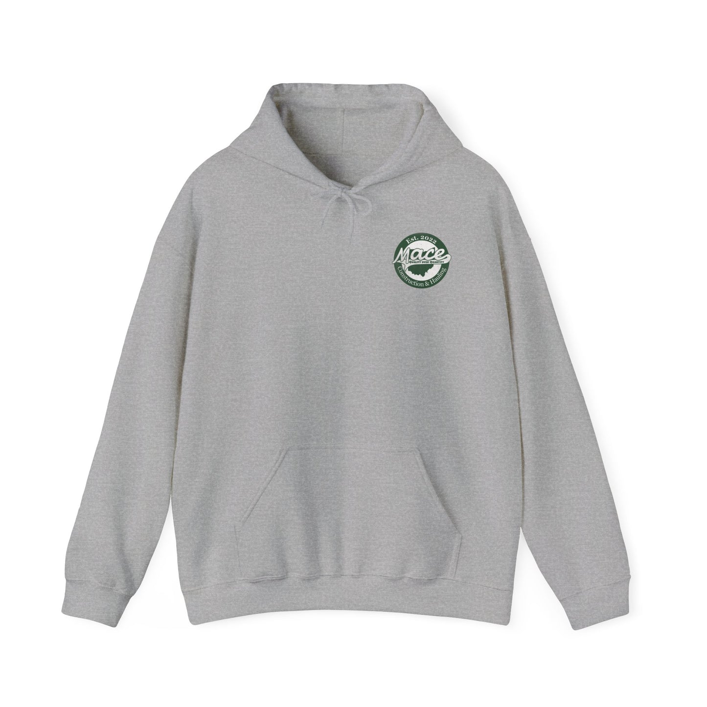 Mace Construction & Hauling - Unisex Heavy Blend™ Hooded Sweatshirt - OCDandApparel