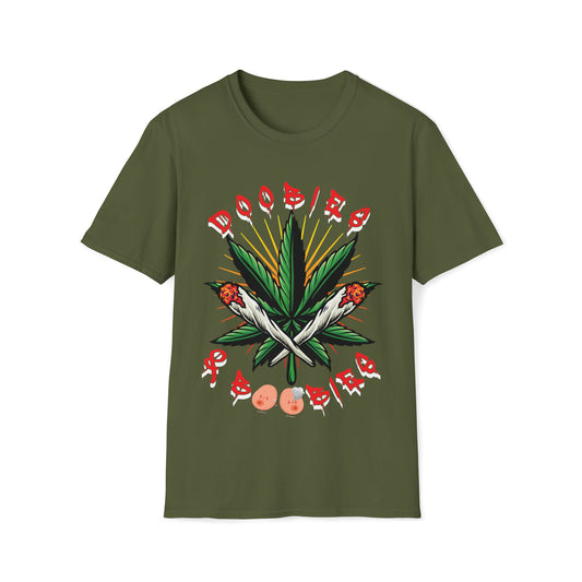 Doobies & Boobies - Unisex Softstyle T-Shirt - Ohio Custom Designs & Apparel LLC
