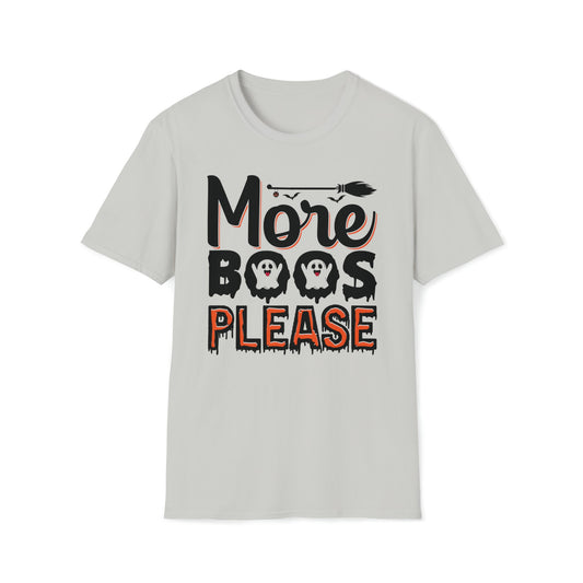 More BOOS Please - Unisex Softstyle T-Shirt - Ohio Custom Designs & Apparel LLC