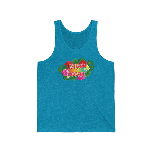 Women's Cruisin' and Boosin' - Unisex Jersey Tank - Ohio Custom Designs & Apparel LLC