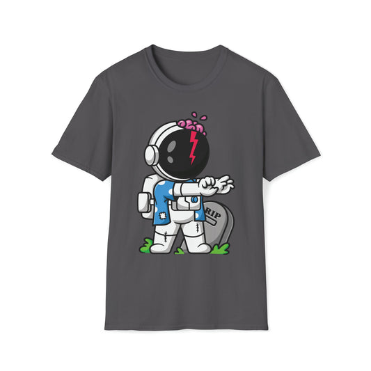 Zombie Astronaut - Unisex Softstyle T-Shirt - Ohio Custom Designs & Apparel LLC