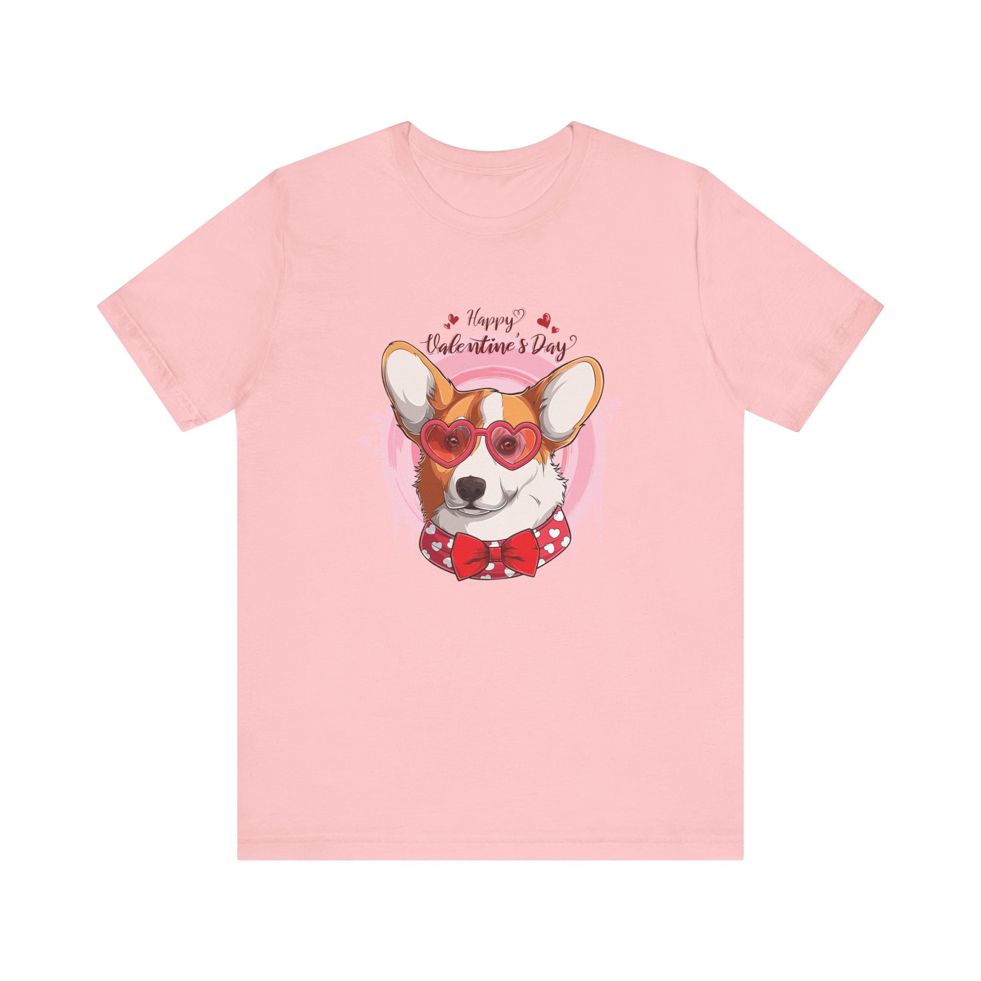 Valentines Day Corgi - Unisex Jersey Short Sleeve Tee - OCDandApparel