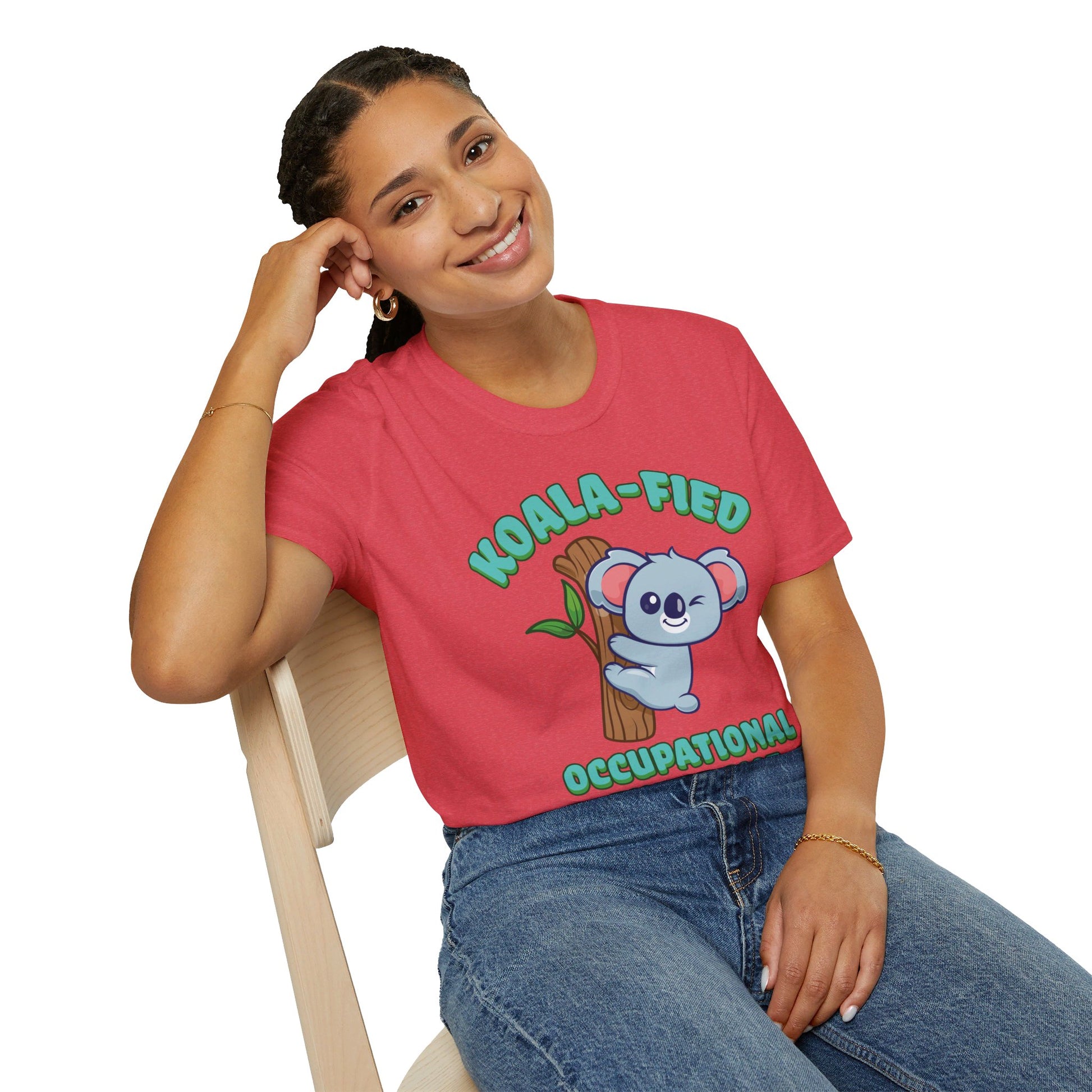 Koala-Fied Occupational Therapist - Unisex Softstyle T-Shirt - OCDandApparel