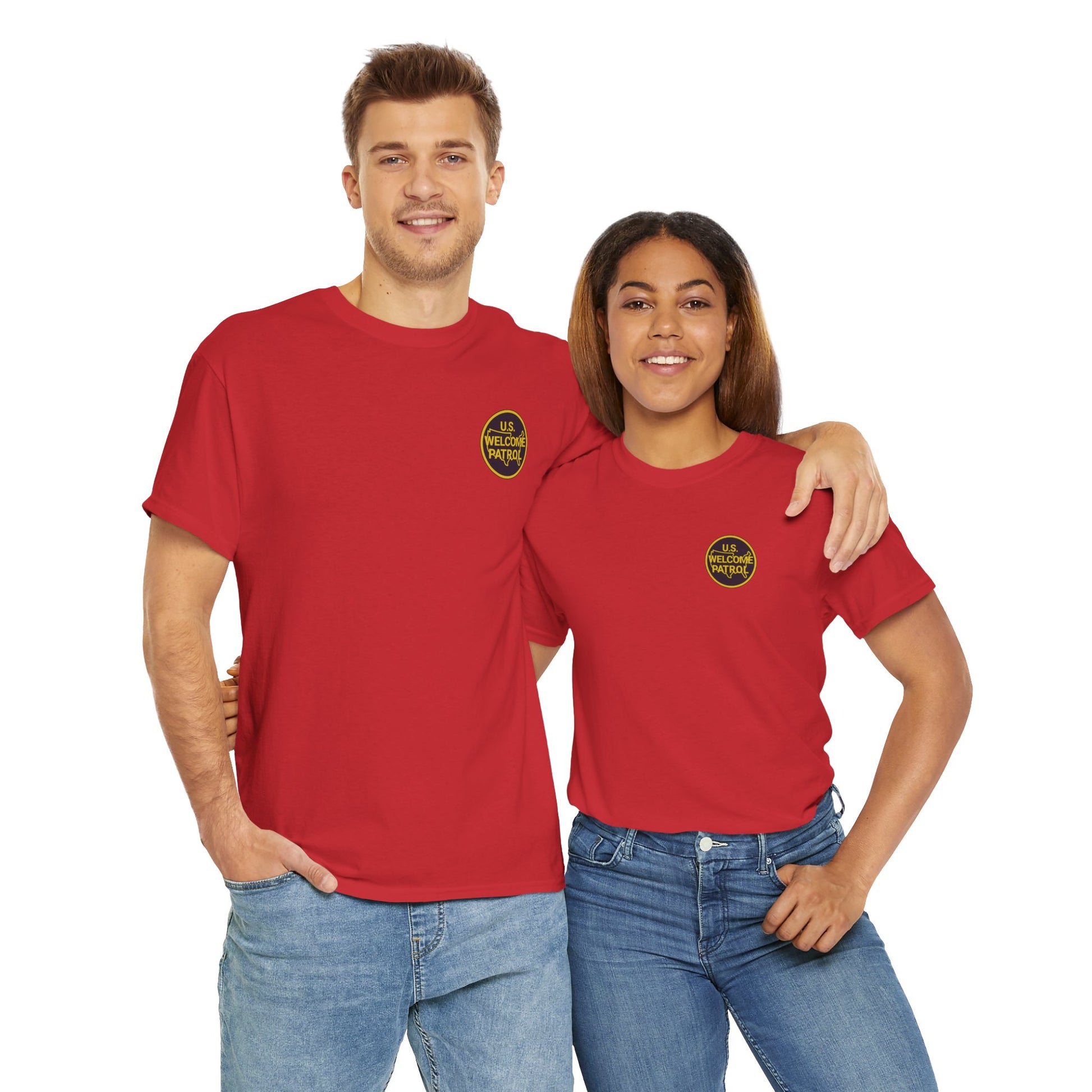 US Welcome Patrol Parody - Gildan Unisex Heavy Cotton Tee - OCDandApparel