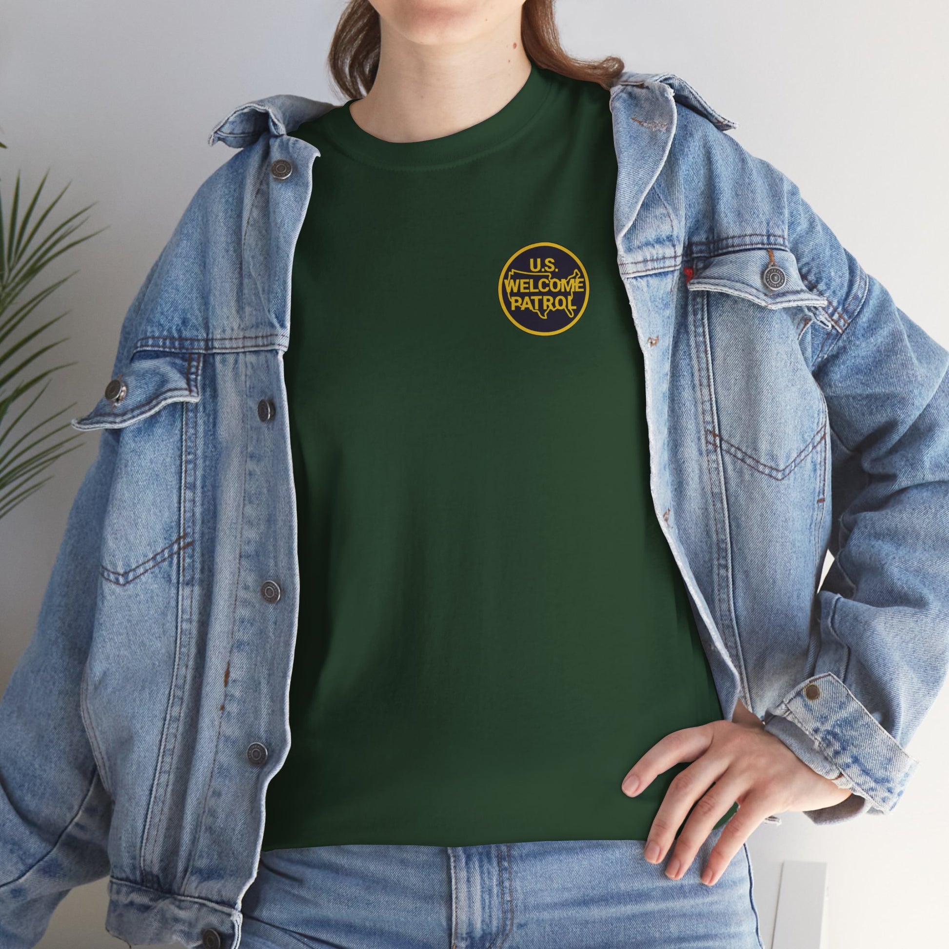 US Welcome Patrol Parody - Gildan Unisex Heavy Cotton Tee - OCDandApparel