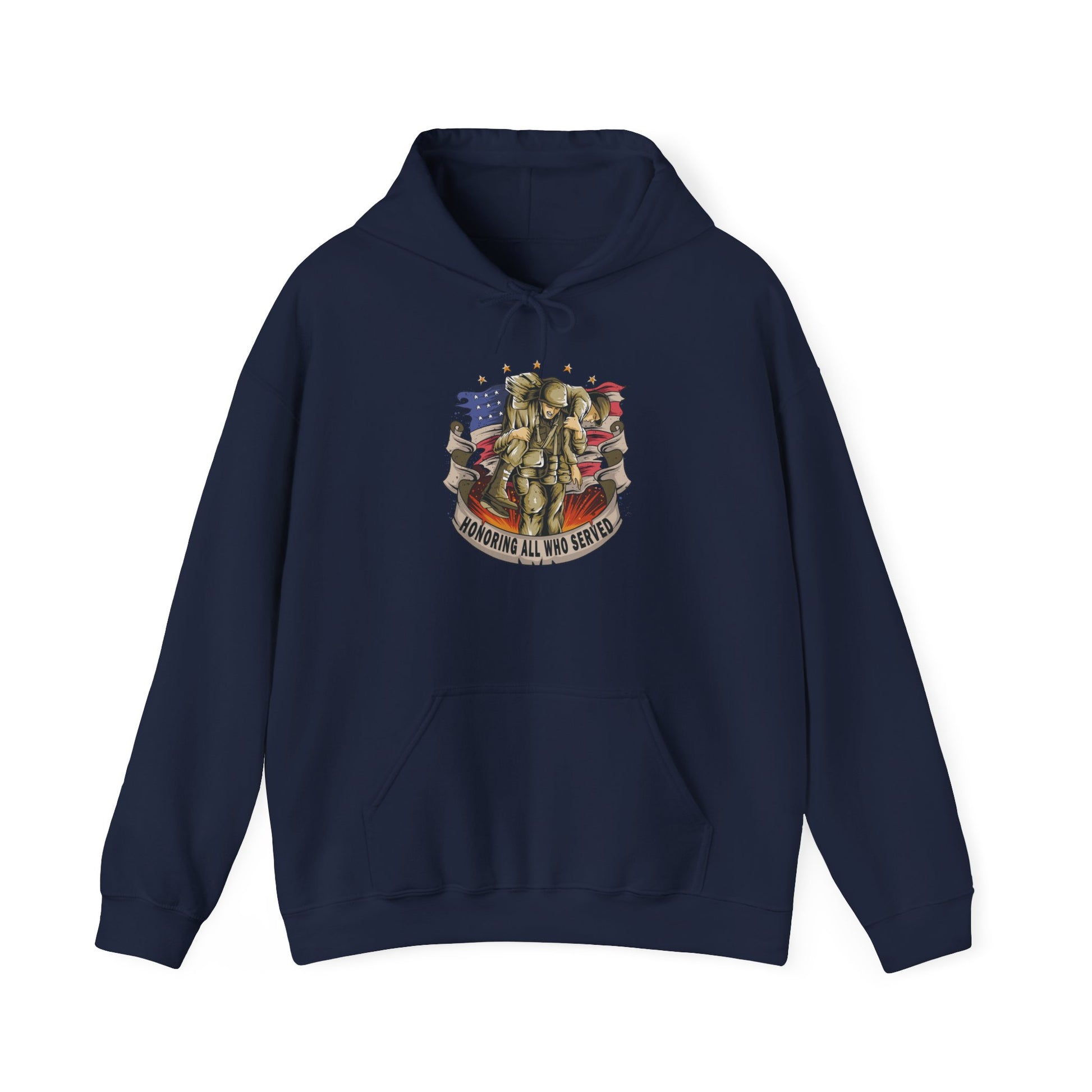 Honoring All Who Served - Unisex Heavy Blend™ Hooded Sweatshirt - OCDandApparel