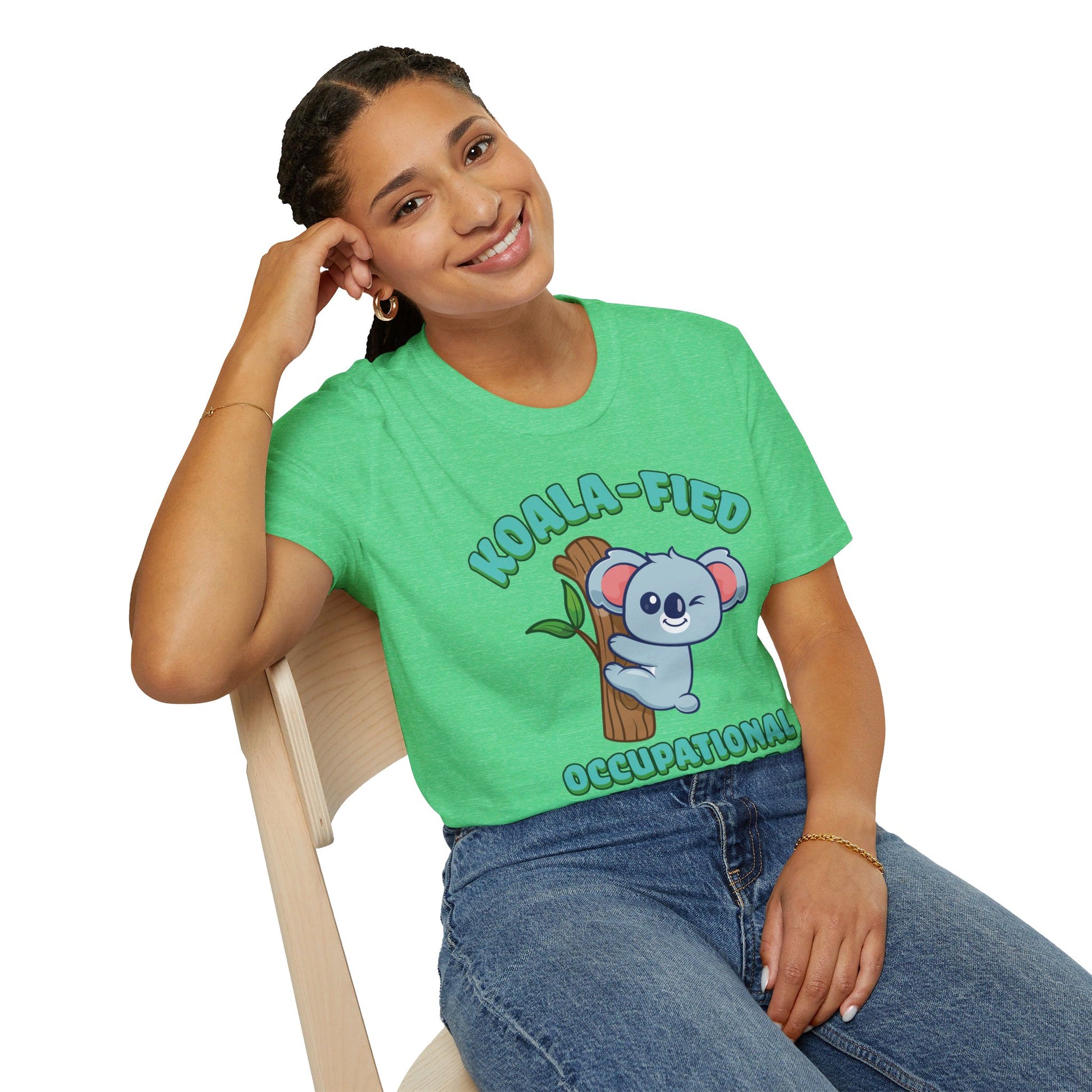 Koala-Fied Occupational Therapist - Unisex Softstyle T-Shirt - OCDandApparel