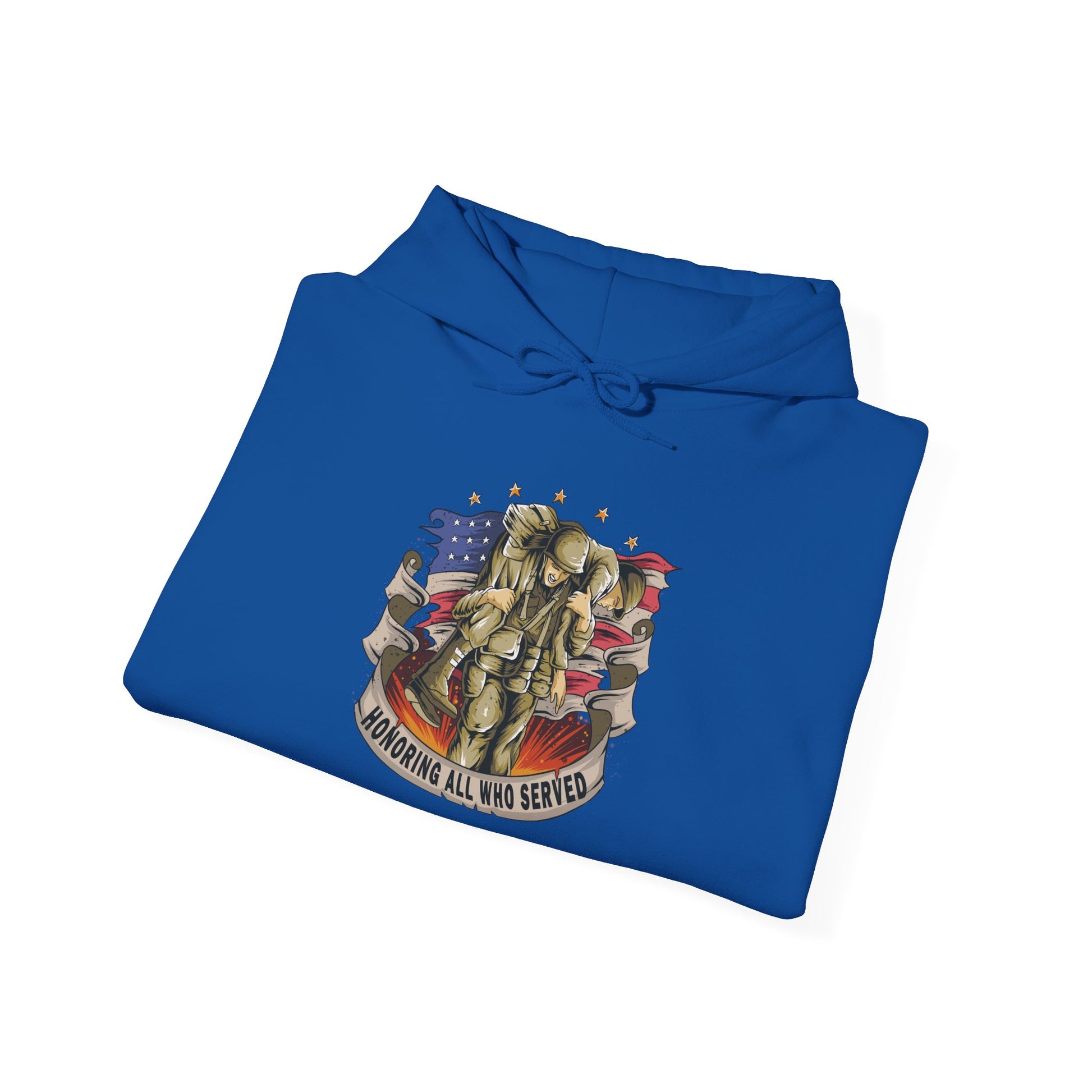 Honoring All Who Served - Unisex Heavy Blend™ Hooded Sweatshirt - OCDandApparel