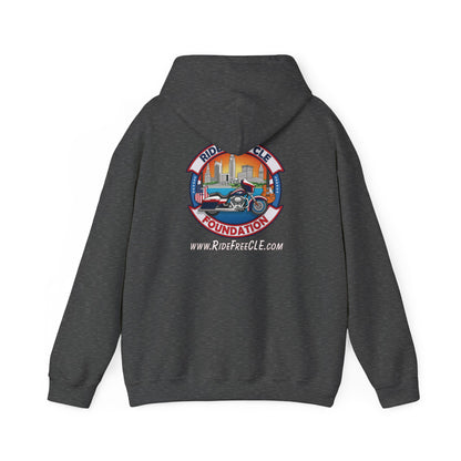 Ride Free CLE - Unisex Heavy Blend™ Hooded Sweatshirt - OCDandApparel
