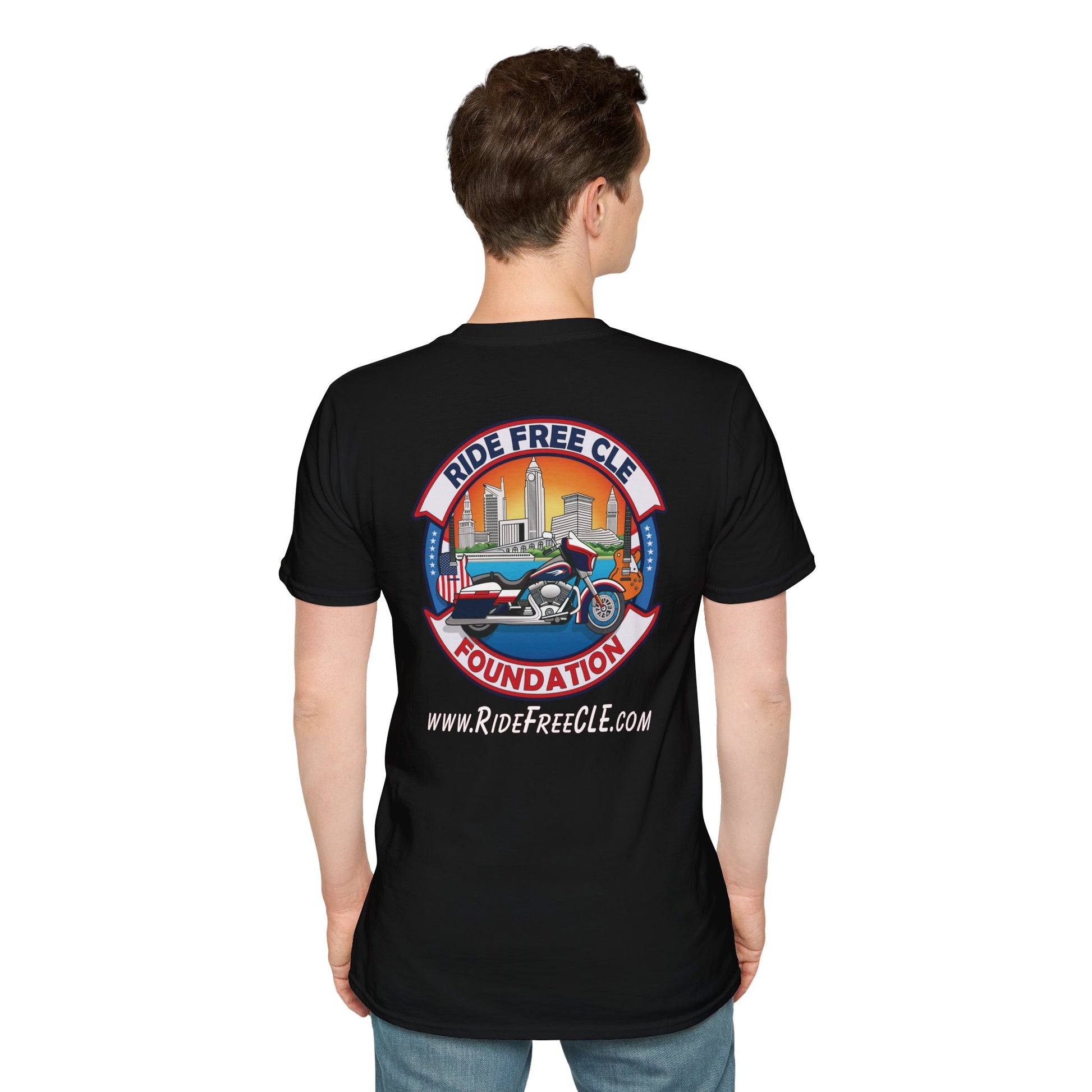 Ride Free CLE - Unisex Softstyle T-Shirt - OCDandApparel