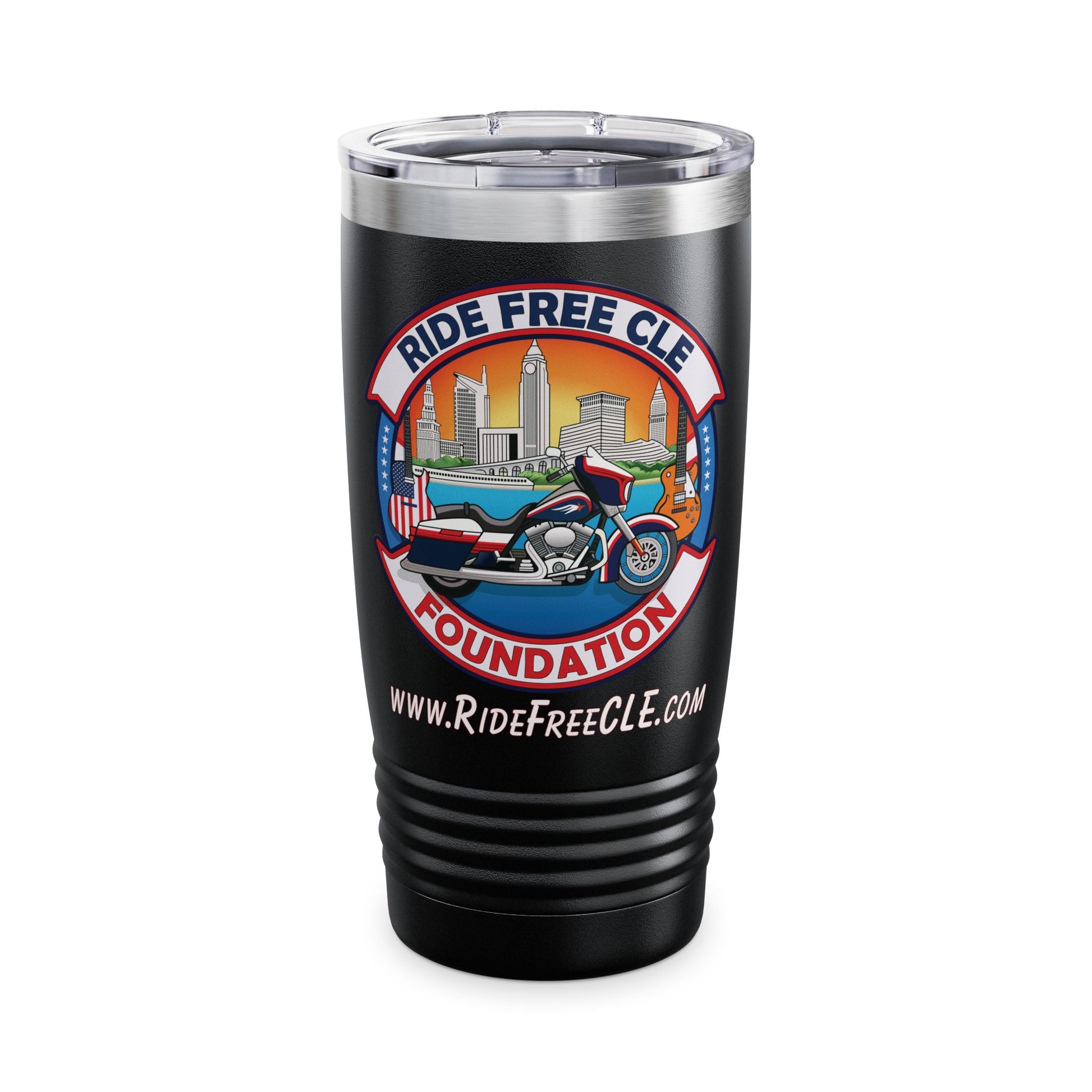 Ride Free CLE Foundation 20oz Tumbler - Perfect for Riders & Outdoor Enthusiasts - OCDandApparel