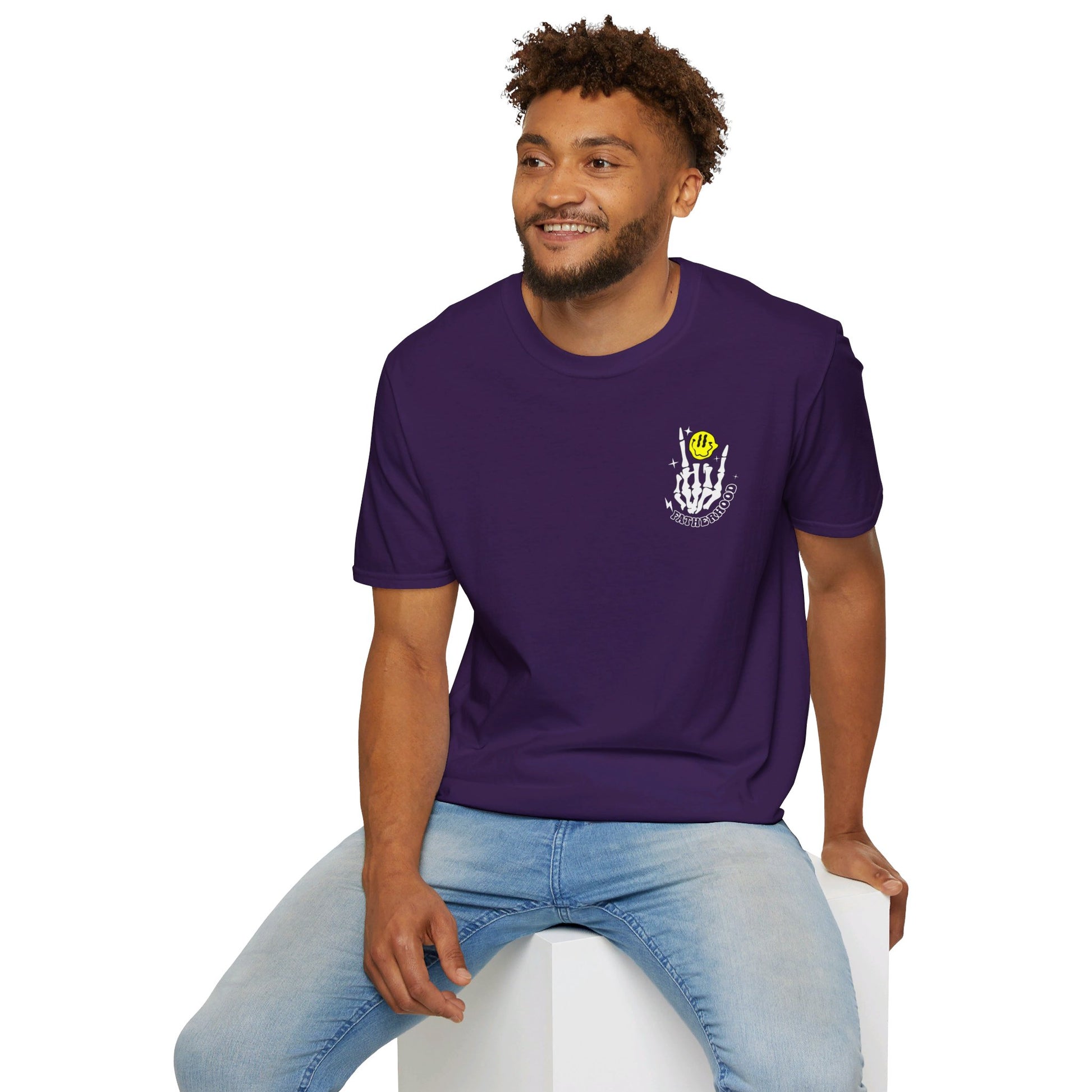 Rockin' Fatherhood - Unisex Softstyle T-Shirt - OCDandApparel