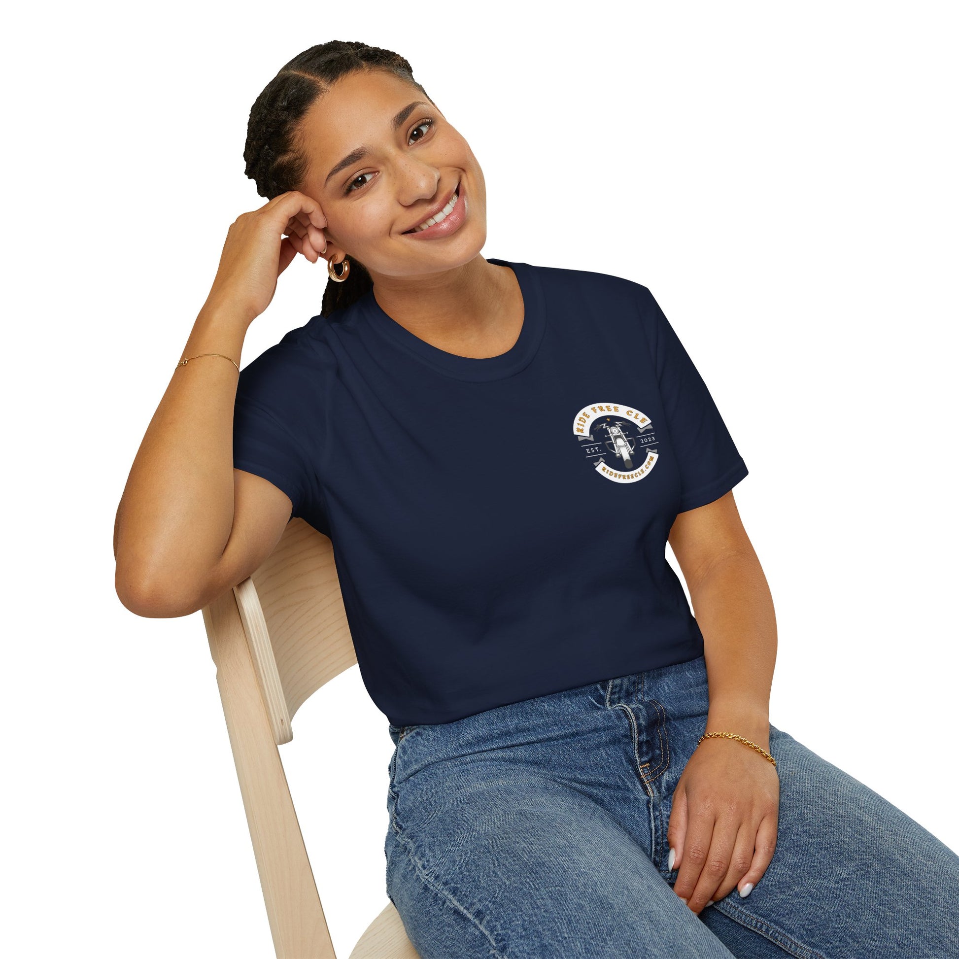 Ride Free CLE - Unisex Softstyle T-Shirt - OCDandApparel
