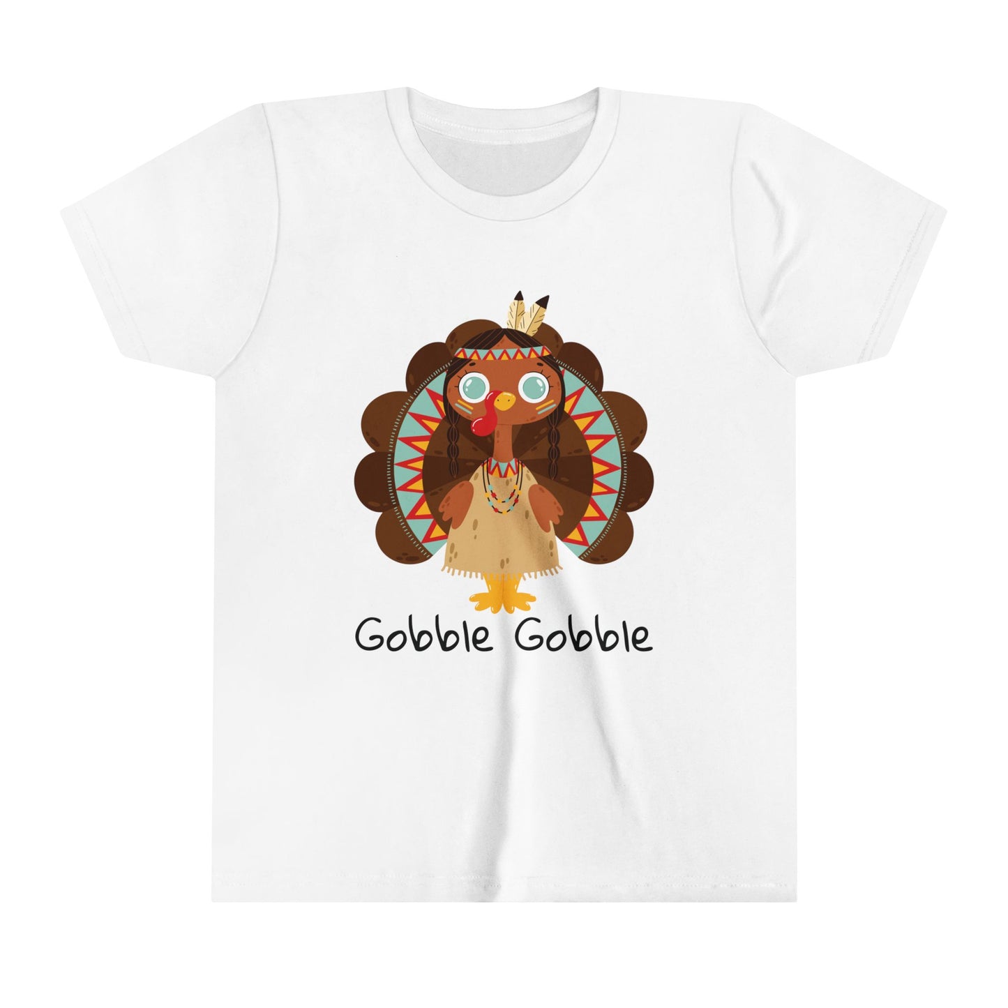Native American Turkey - Youth Short Sleeve Tee - OCDandApparel