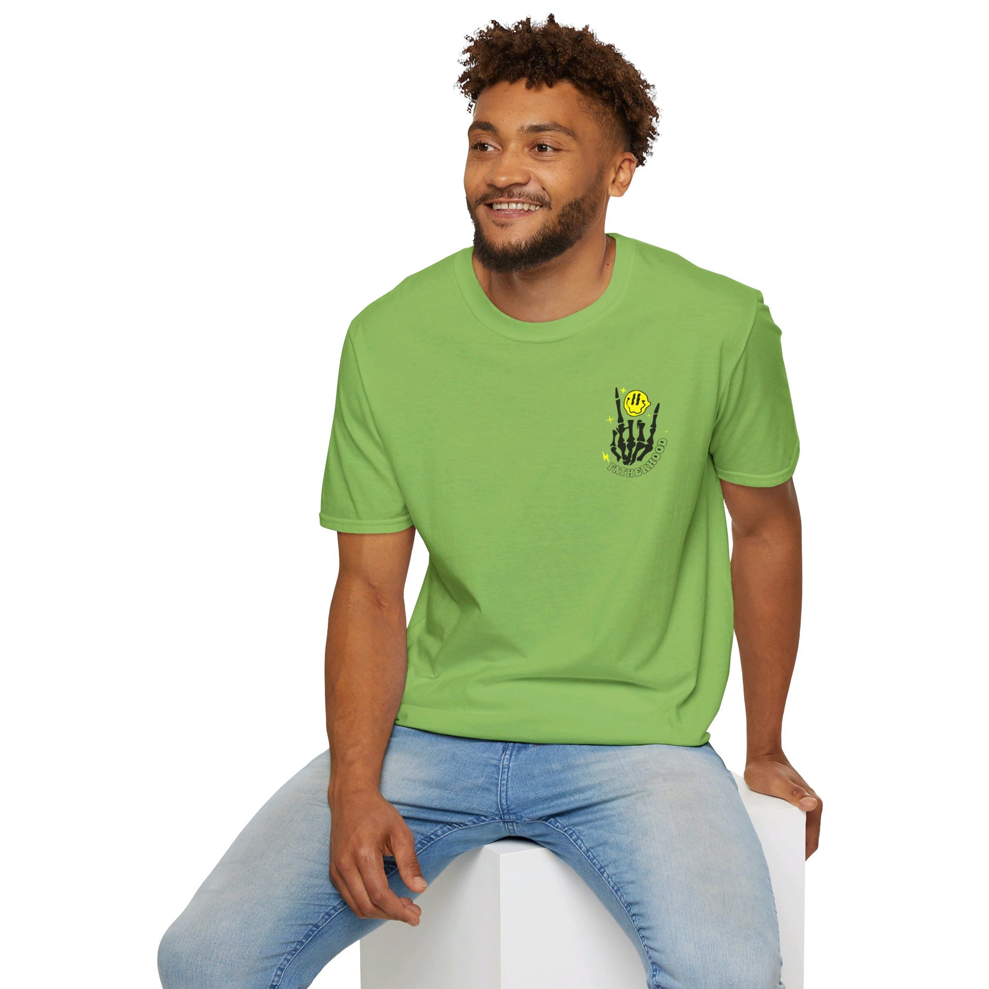 Rockin' Fatherhood - Unisex Softstyle T-Shirt - OCDandApparel