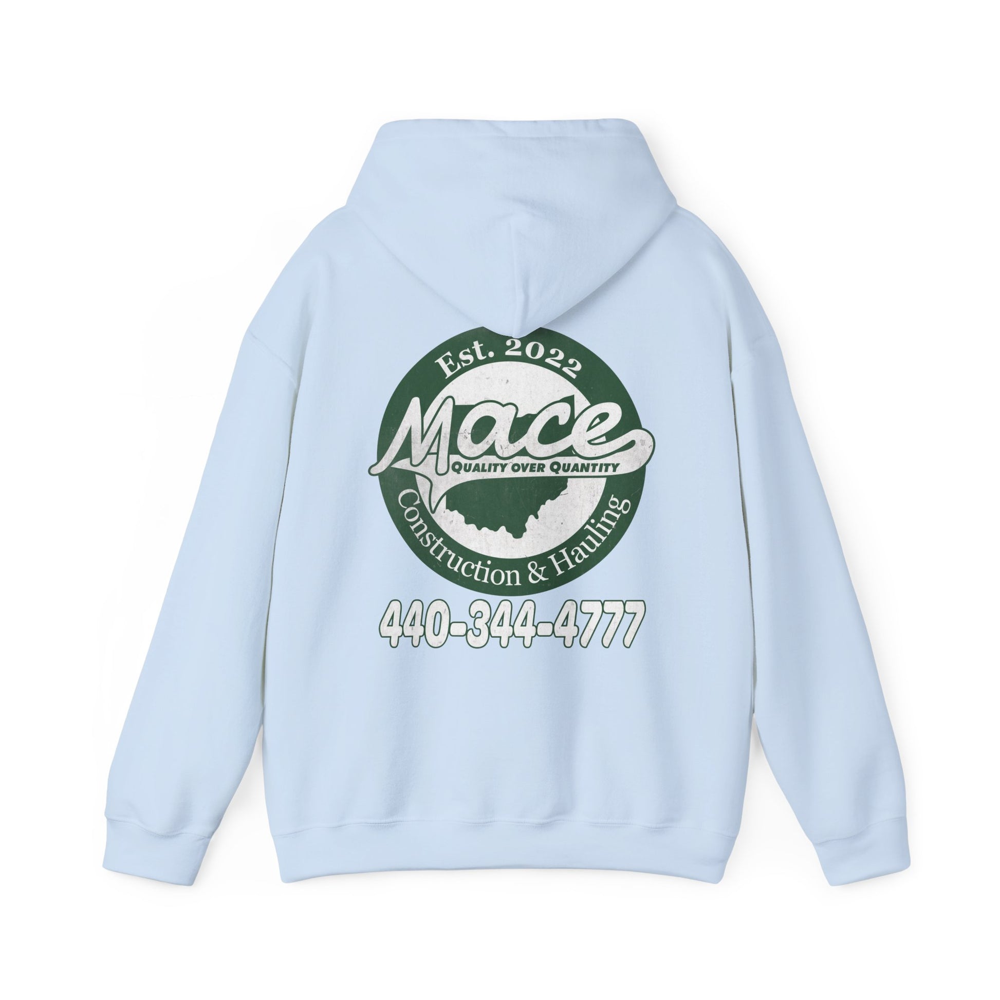 Mace Construction & Hauling - Unisex Heavy Blend™ Hooded Sweatshirt - OCDandApparel