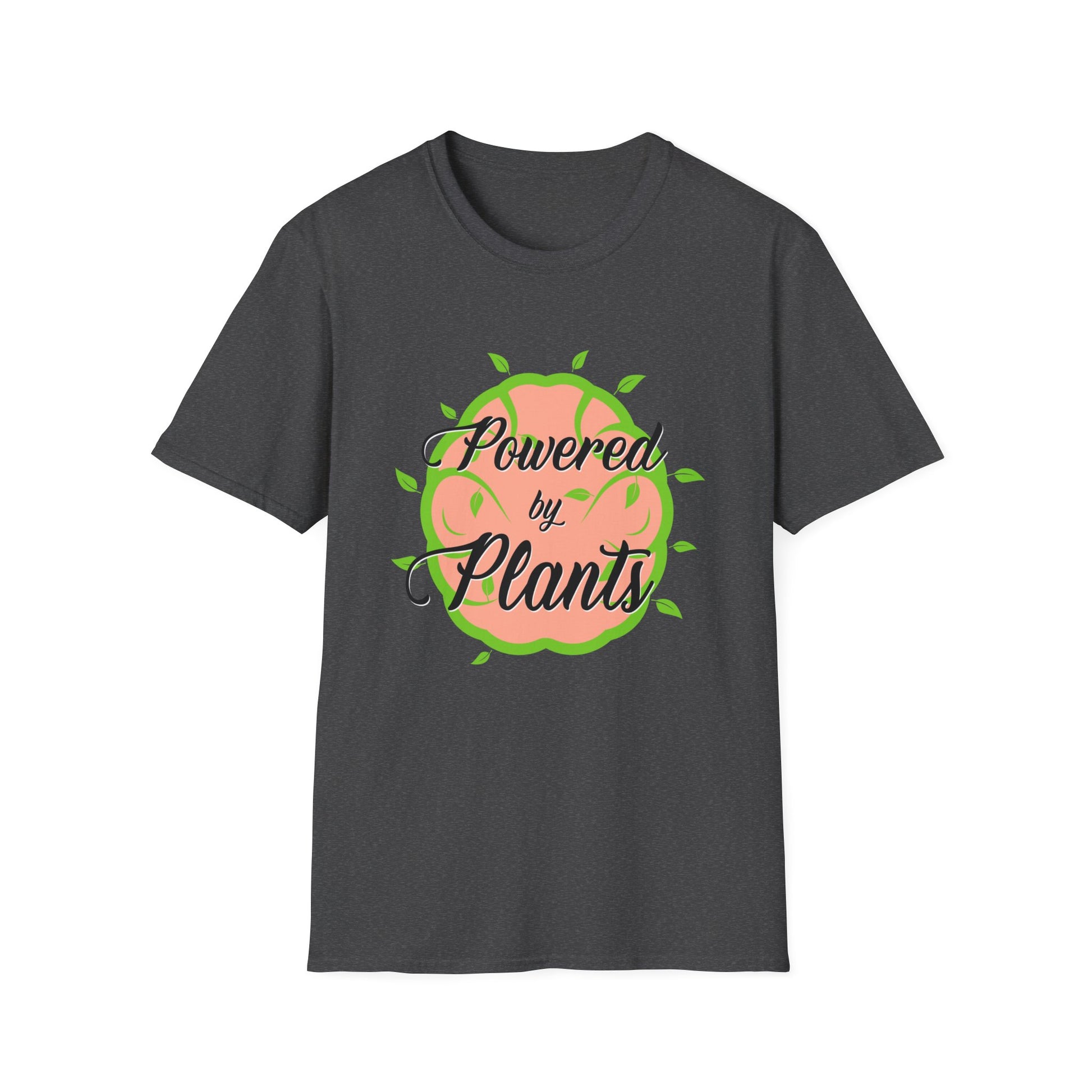 Powered by Plants - Unisex Softstyle T-Shirt - OCDandApparel