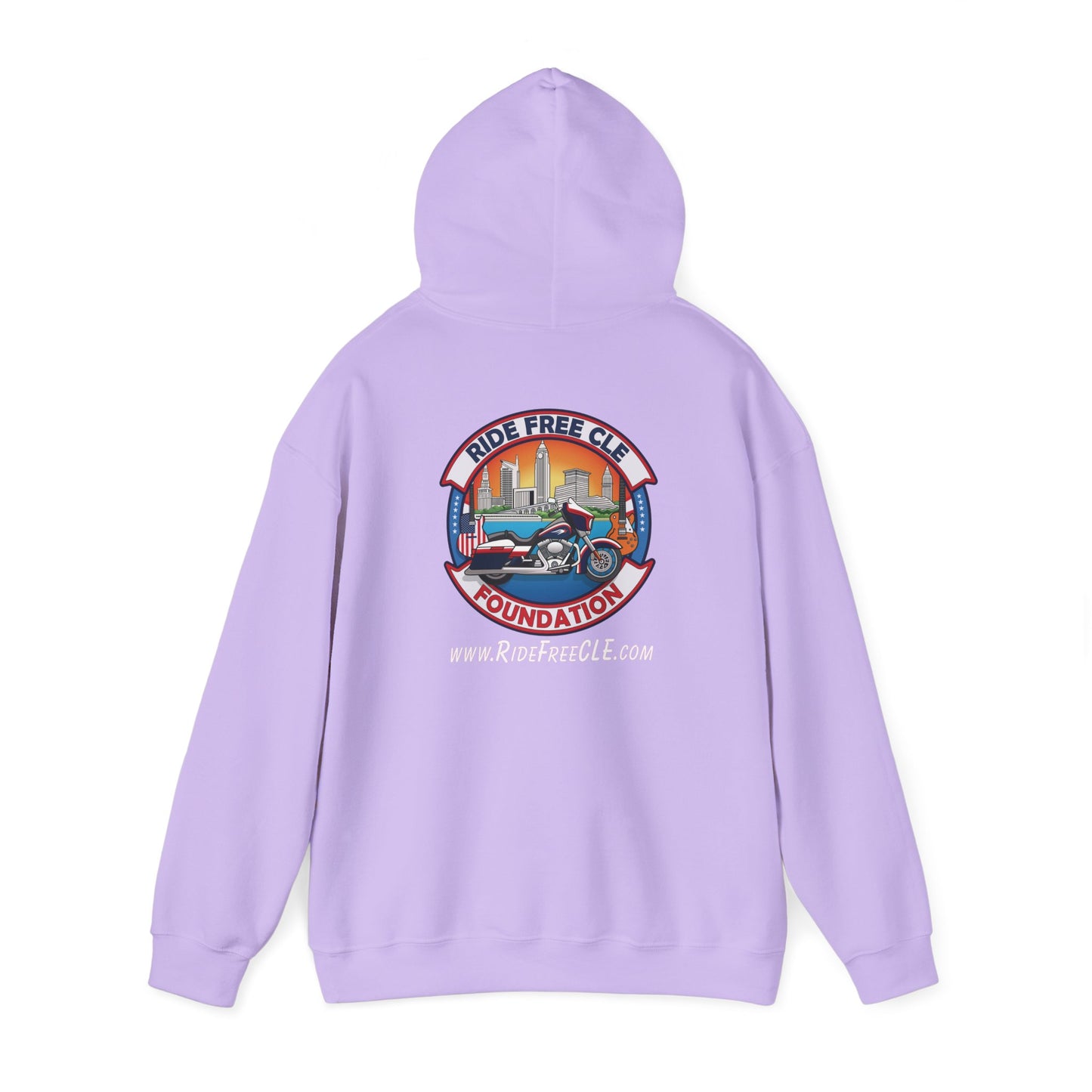 Ride Free CLE - Unisex Heavy Blend™ Hooded Sweatshirt - OCDandApparel