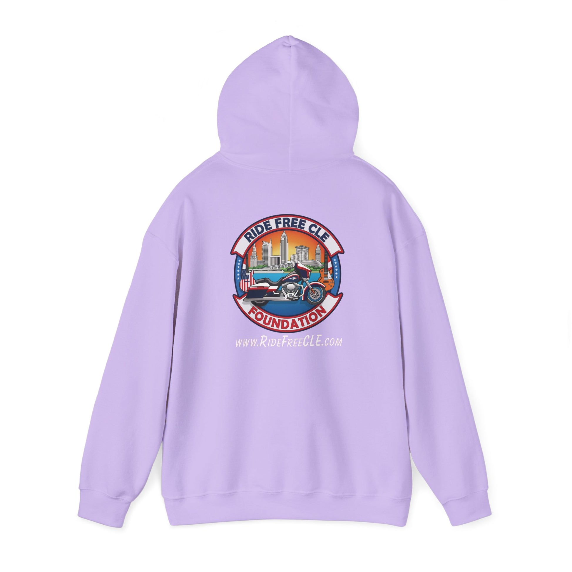 Ride Free CLE - Unisex Heavy Blend™ Hooded Sweatshirt - OCDandApparel