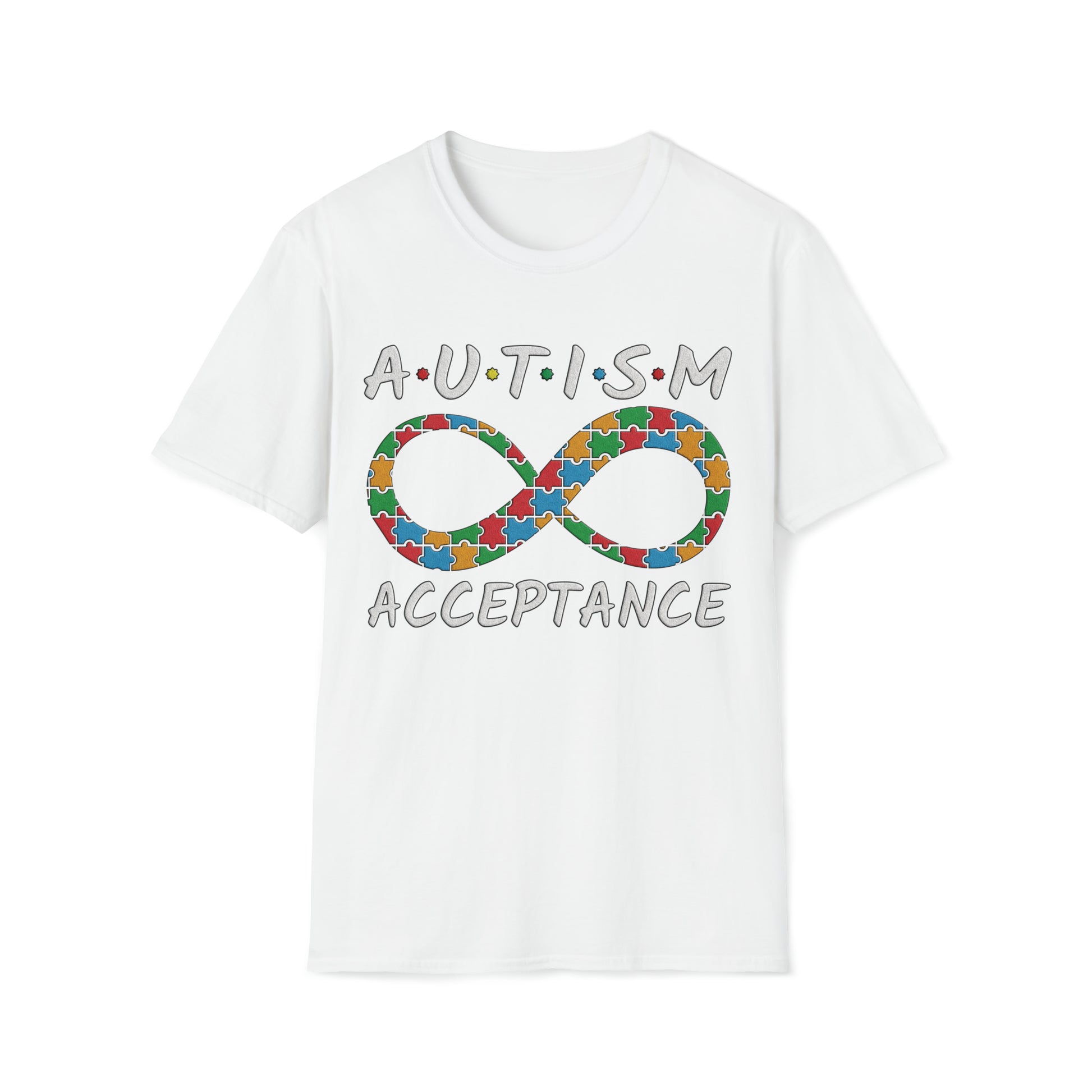 AUTISM ACCEPTANCE - Unisex Softstyle T-Shirt - OCDandApparel